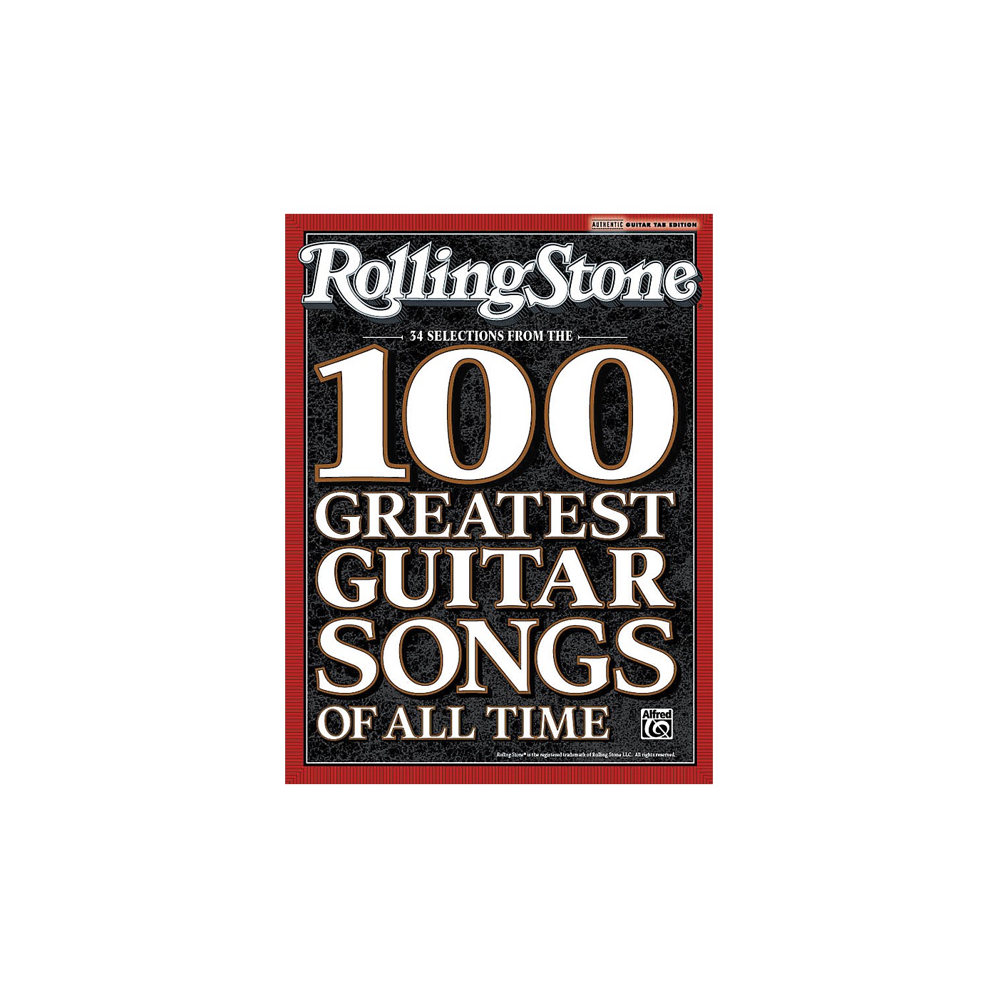 Alfred Rolling Stone: 34 Selections from the 100 Greatest Guitar Songs of All Time - Tab Book thumbnail