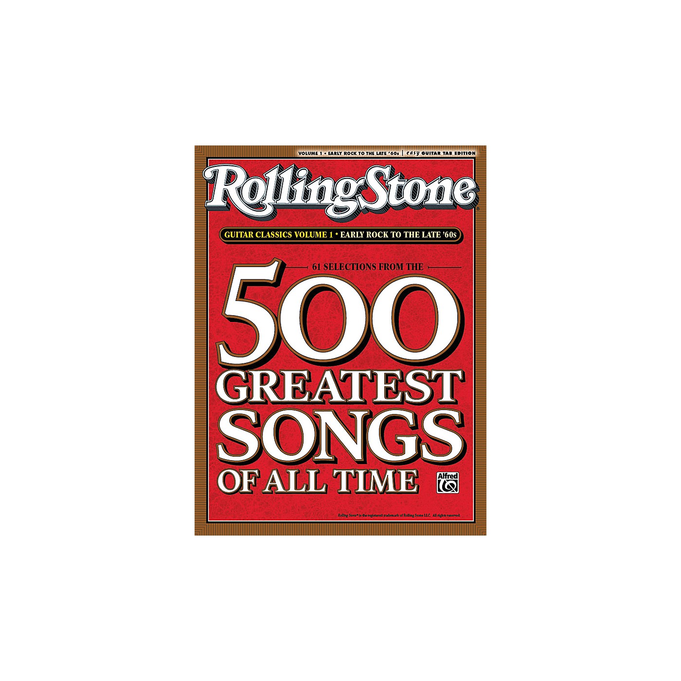 Alfred Rolling Stone 500 Greatest Songs Of All Time Guitar Classics Volume 1 thumbnail