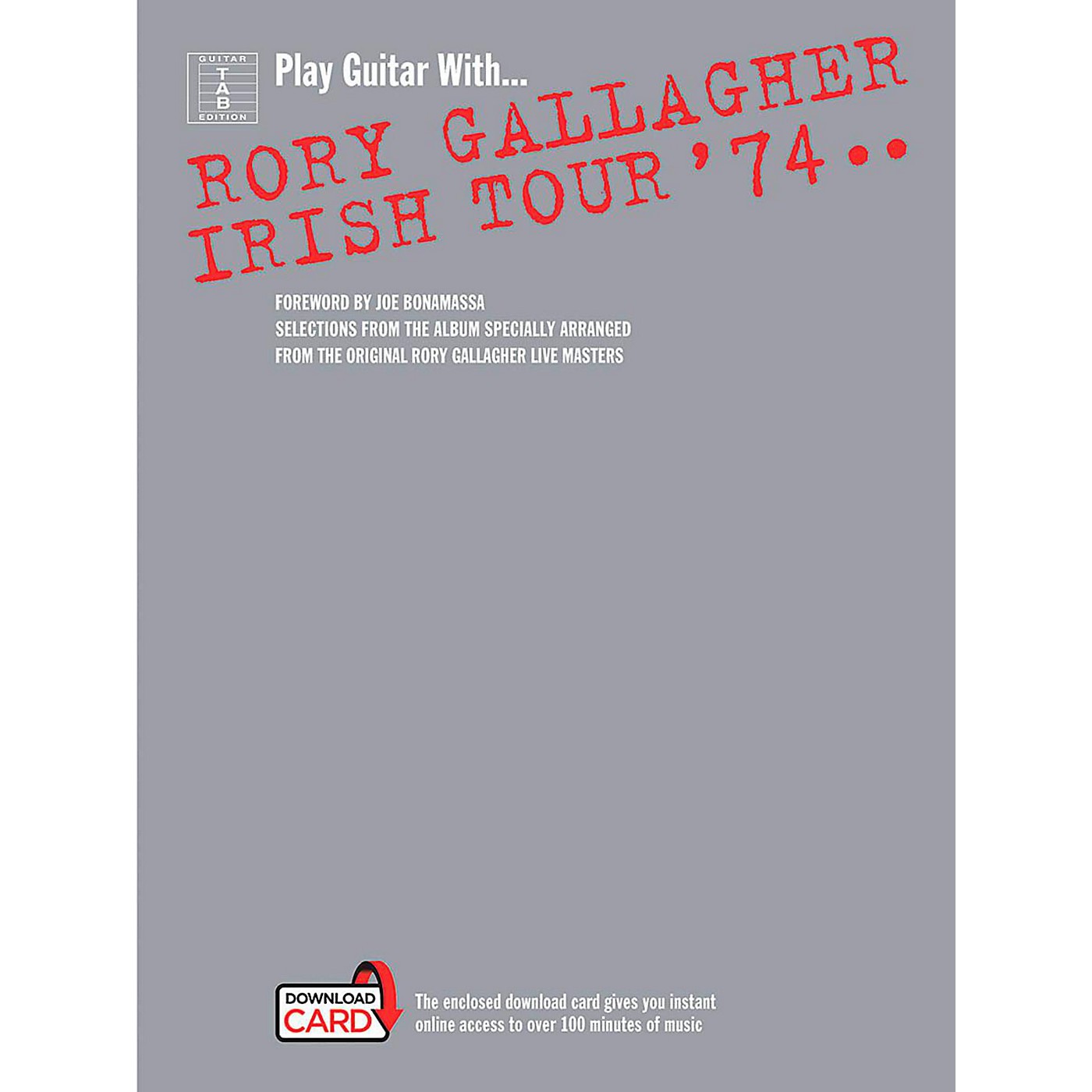 Music Sales Rory Gallagher - Irish Tour '74 Book/Online Audio thumbnail