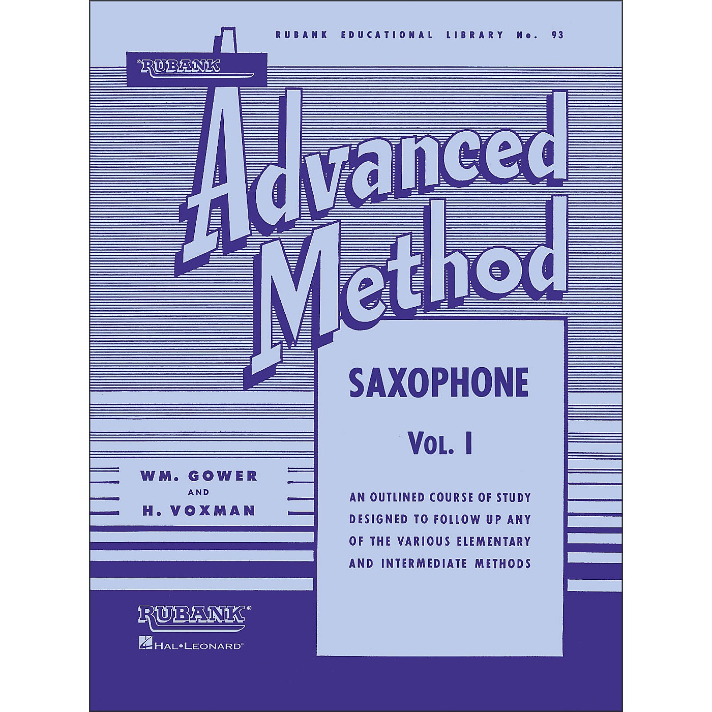 Hal Leonard Rubank Advanced Method for Saxophone Volume 1 thumbnail