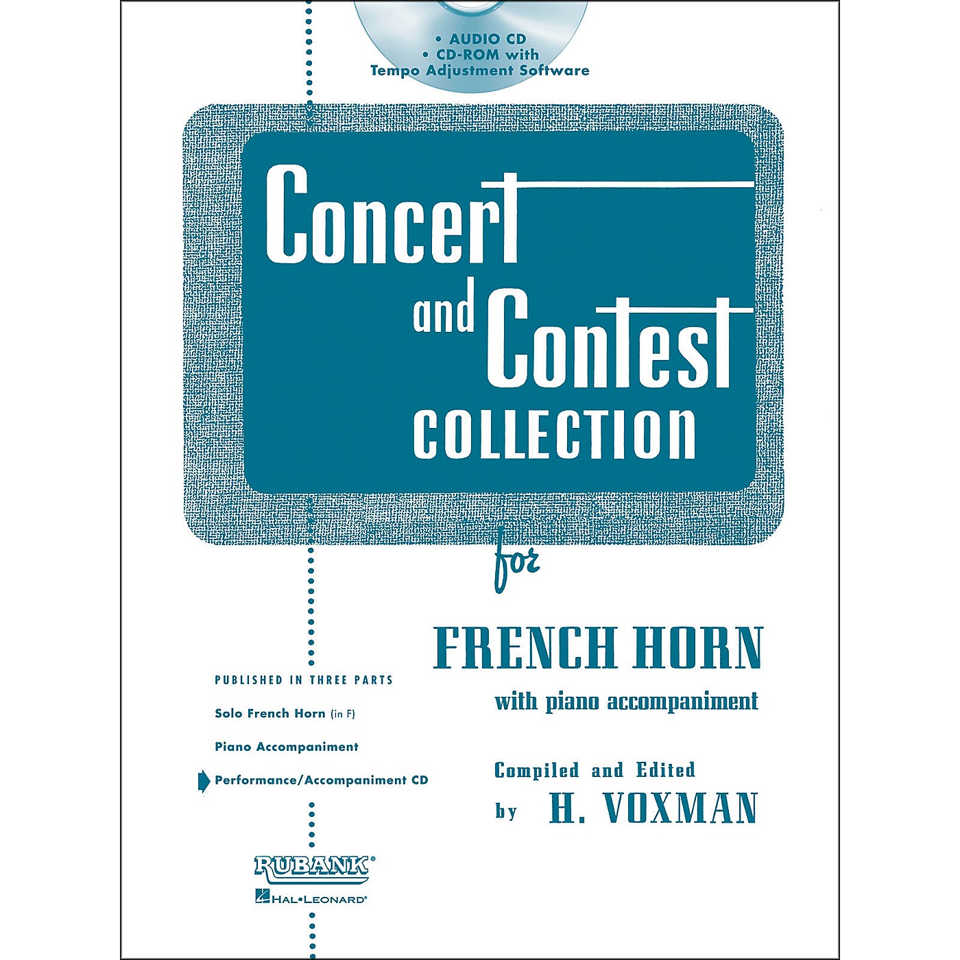 Hal Leonard Rubank Concert And Contest For French Horn - Accompaniment CD thumbnail