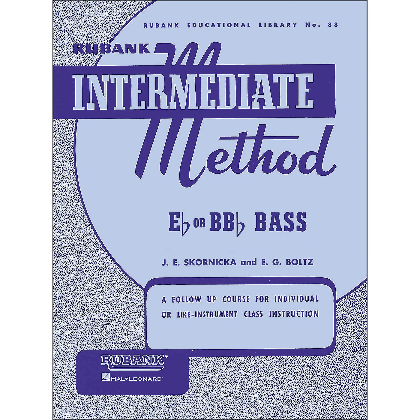Hal Leonard Rubank Intermediate Method E Flat Or Bb Flat Bass thumbnail