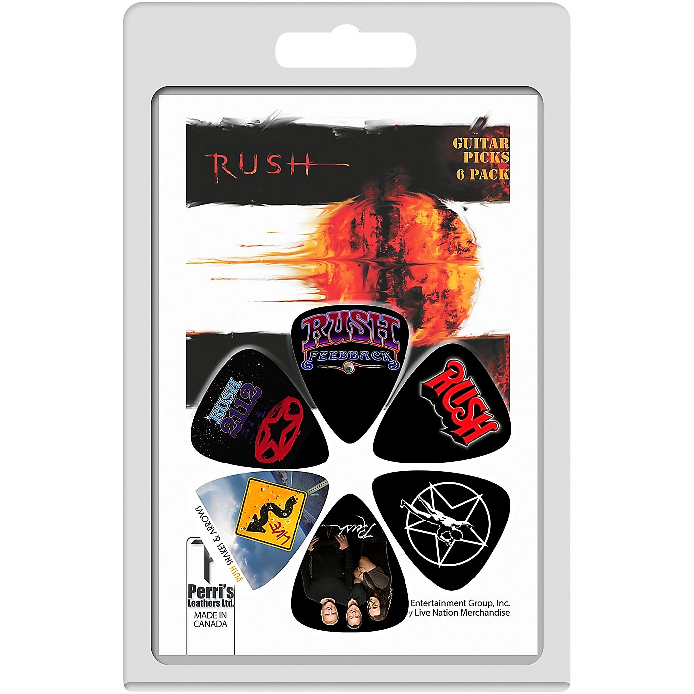 Perri's Rush Guitar Pick 6-Pack thumbnail