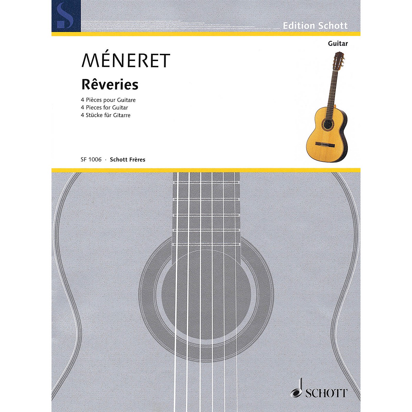 Schott Rêveries (4 Pieces for Guitar) Guitar Series Softcover thumbnail
