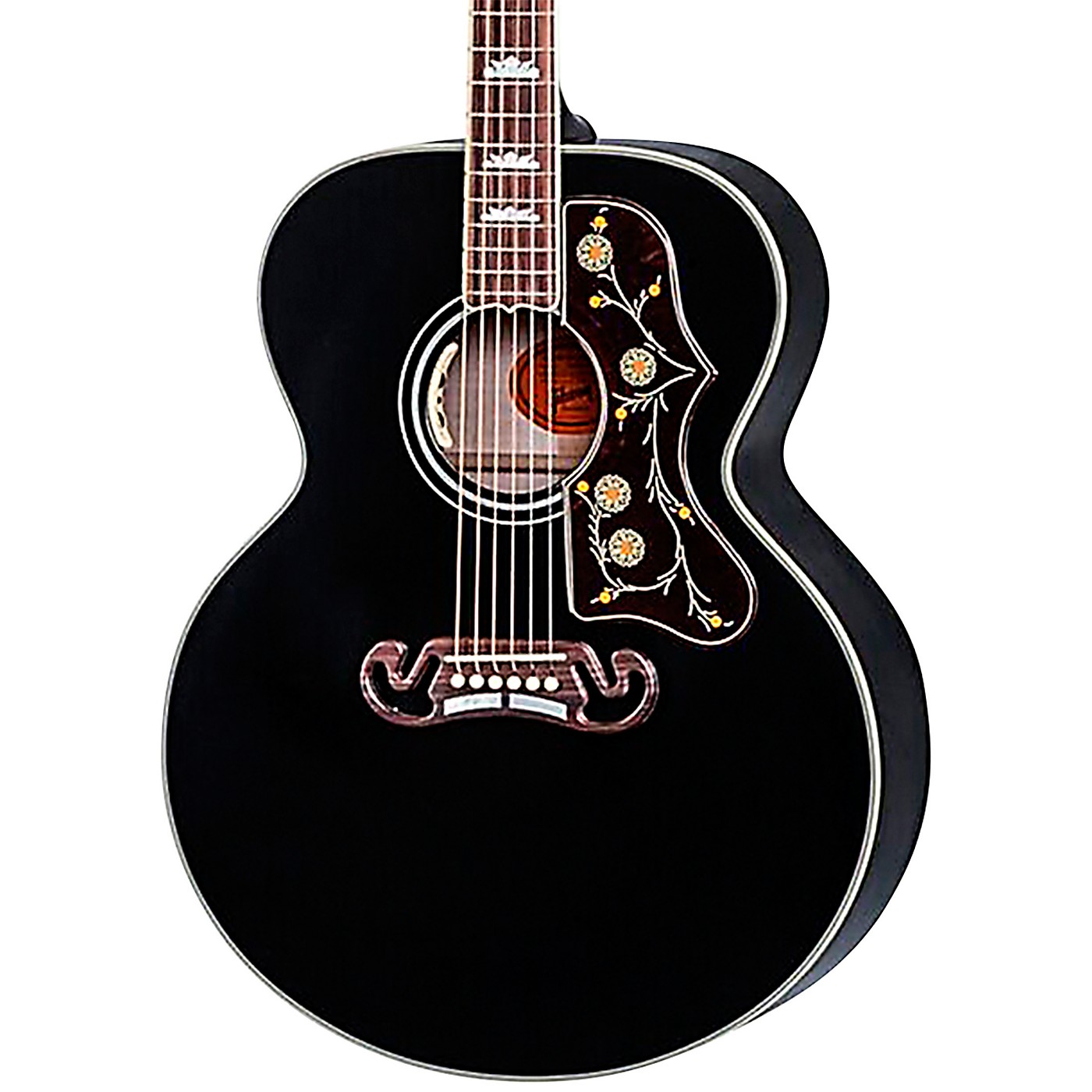 Gibson SJ-200 Ebony 2017 Limited Edition - Acoustic-Electric Guitar thumbna...