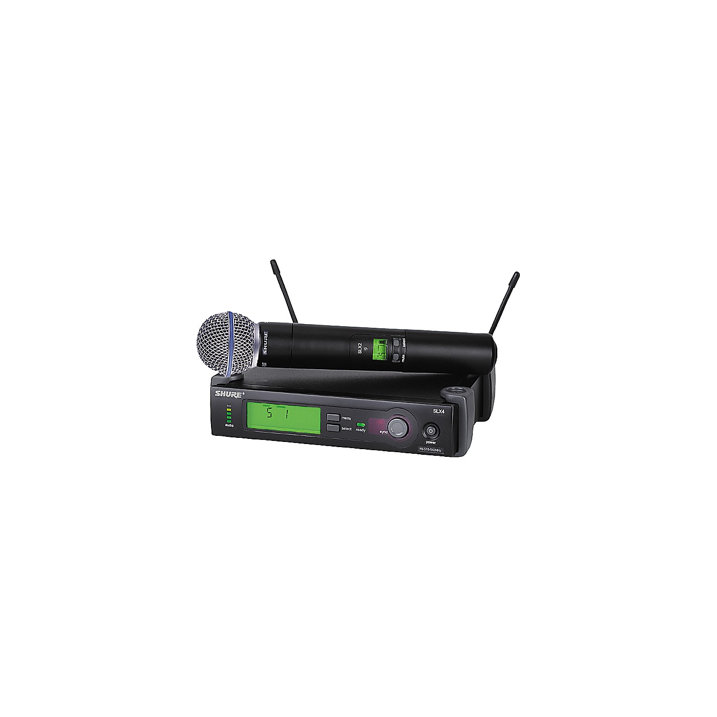 Shure SLX24/BETA58 Wireless Handheld Microphone System thumbnail