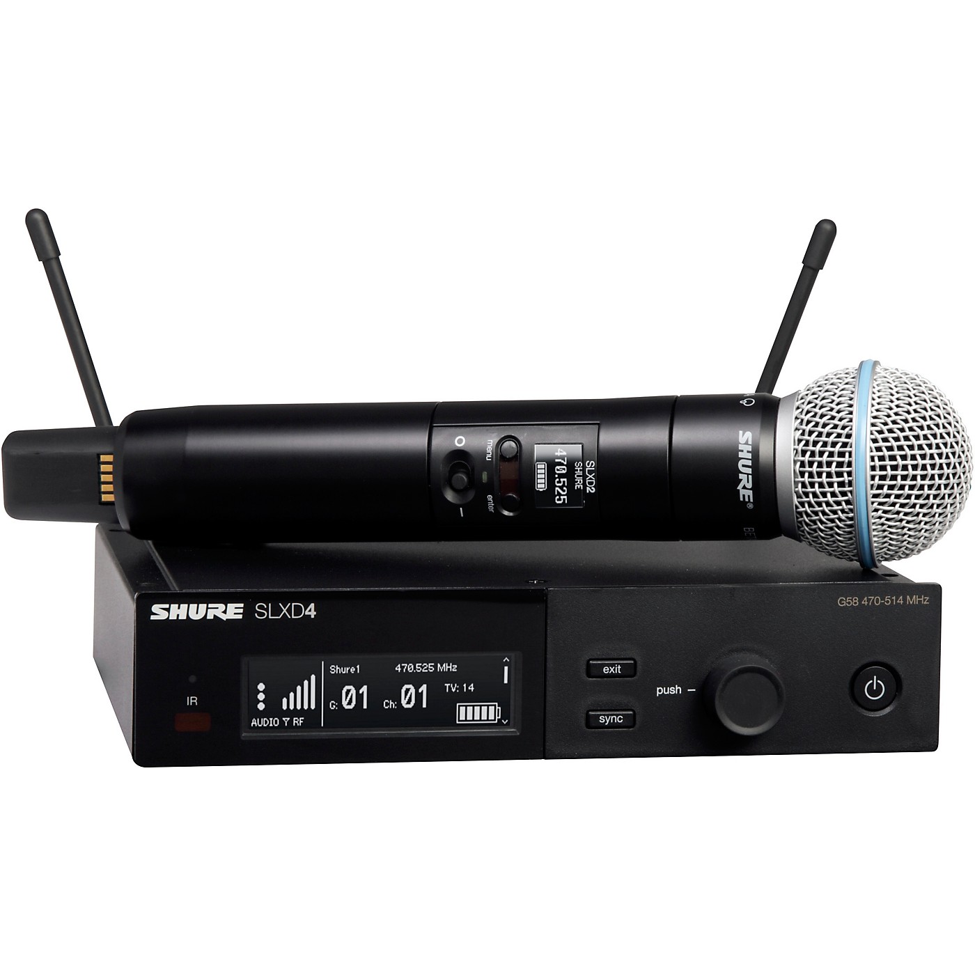 Shure SLXD24/B58 Wireless Vocal System with BETA 58 thumbnail