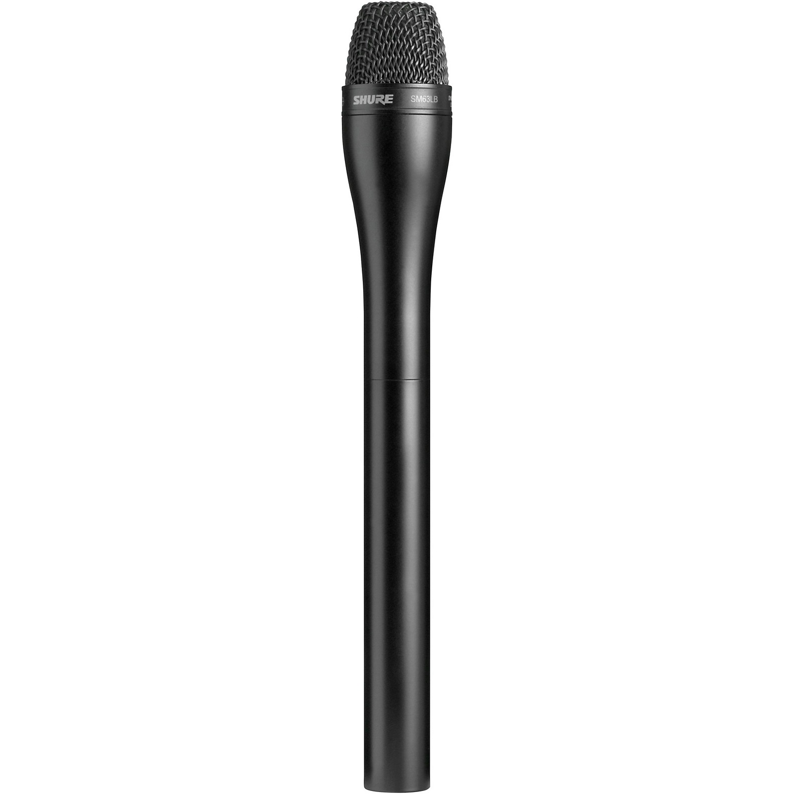 Shure SM63L Omnidirectional Dynamic Microphone with Extended Handle for Interviewing Champagne