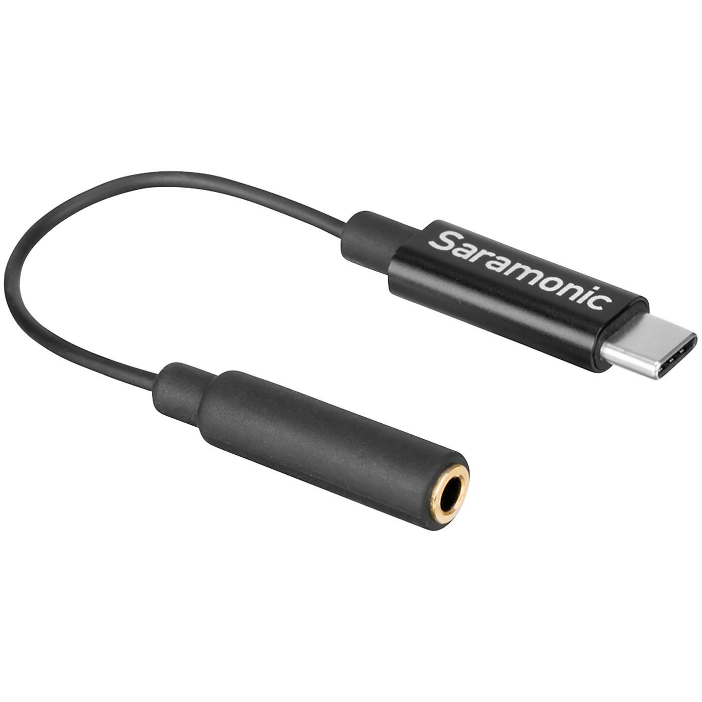 Saramonic SR-C2003 Short USB Type-C Male to Gold-Plated Female 3.5mm TRS Adapter Cable thumbnail