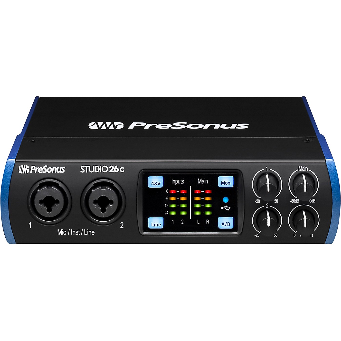 PreSonus STUDIO 26C USB-C 2x4 audio/MIDI interface thumbnail