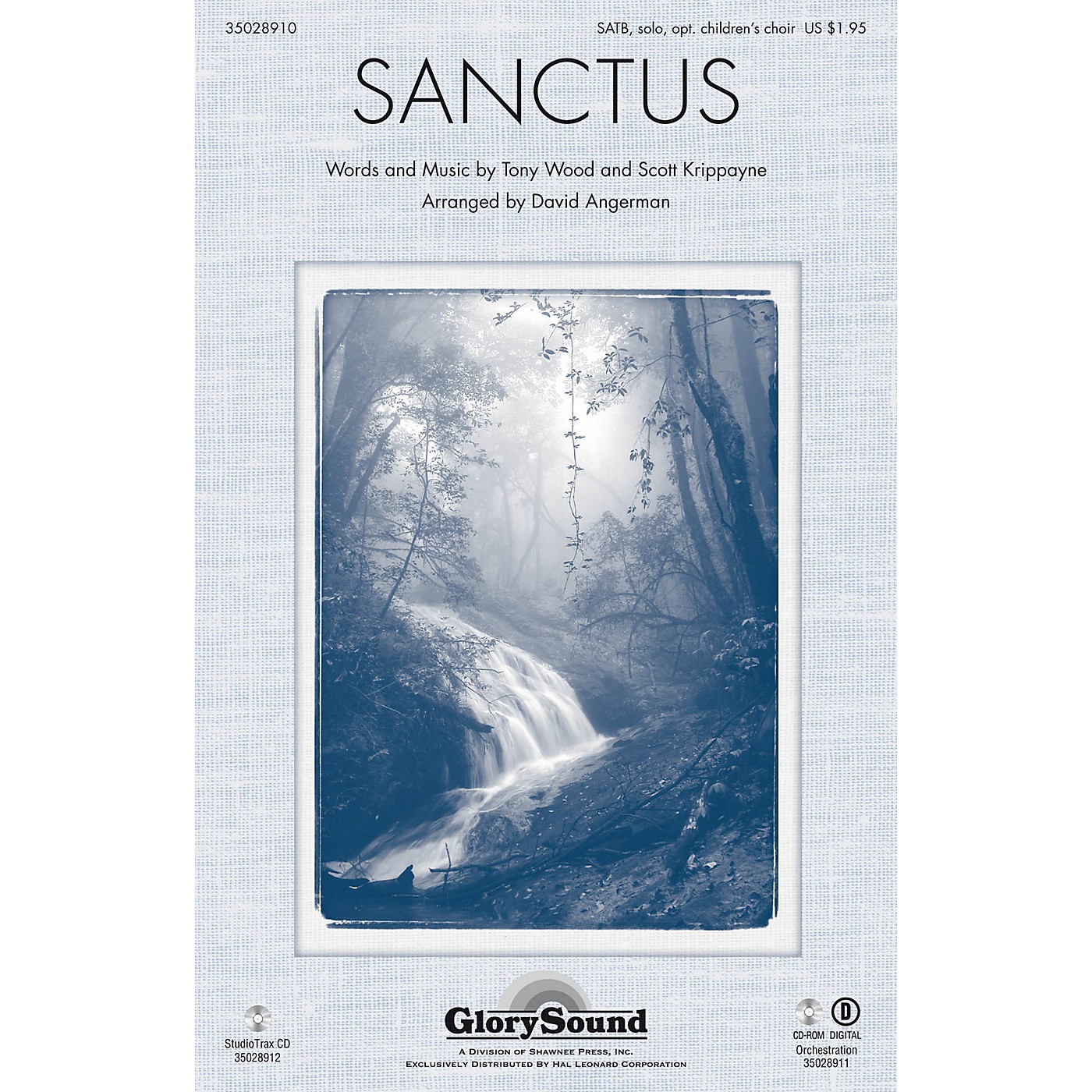 Shawnee Press Sanctus SATB arranged by David Angerman thumbnail
