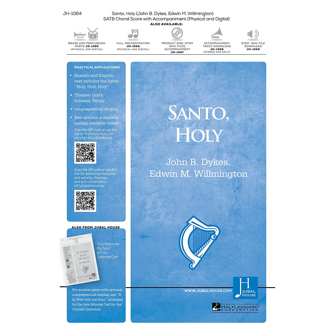 Jubal House Publications Santo, Holy Accompaniment CD Composed by Edwin M. Willmington thumbnail