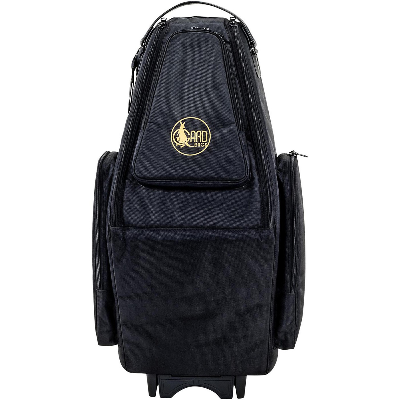 Gard Saxophone Wheelie Bag in Synthetic with Leather Trim Fits 2 Altos or Alto/Soprano 