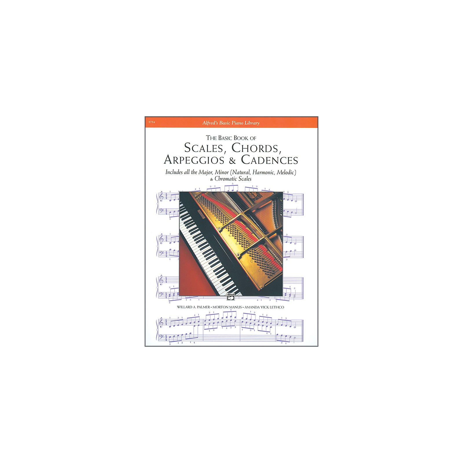 Alfred Scales Chords Arpeggios & Cadences Basic Book Piano Woodwind