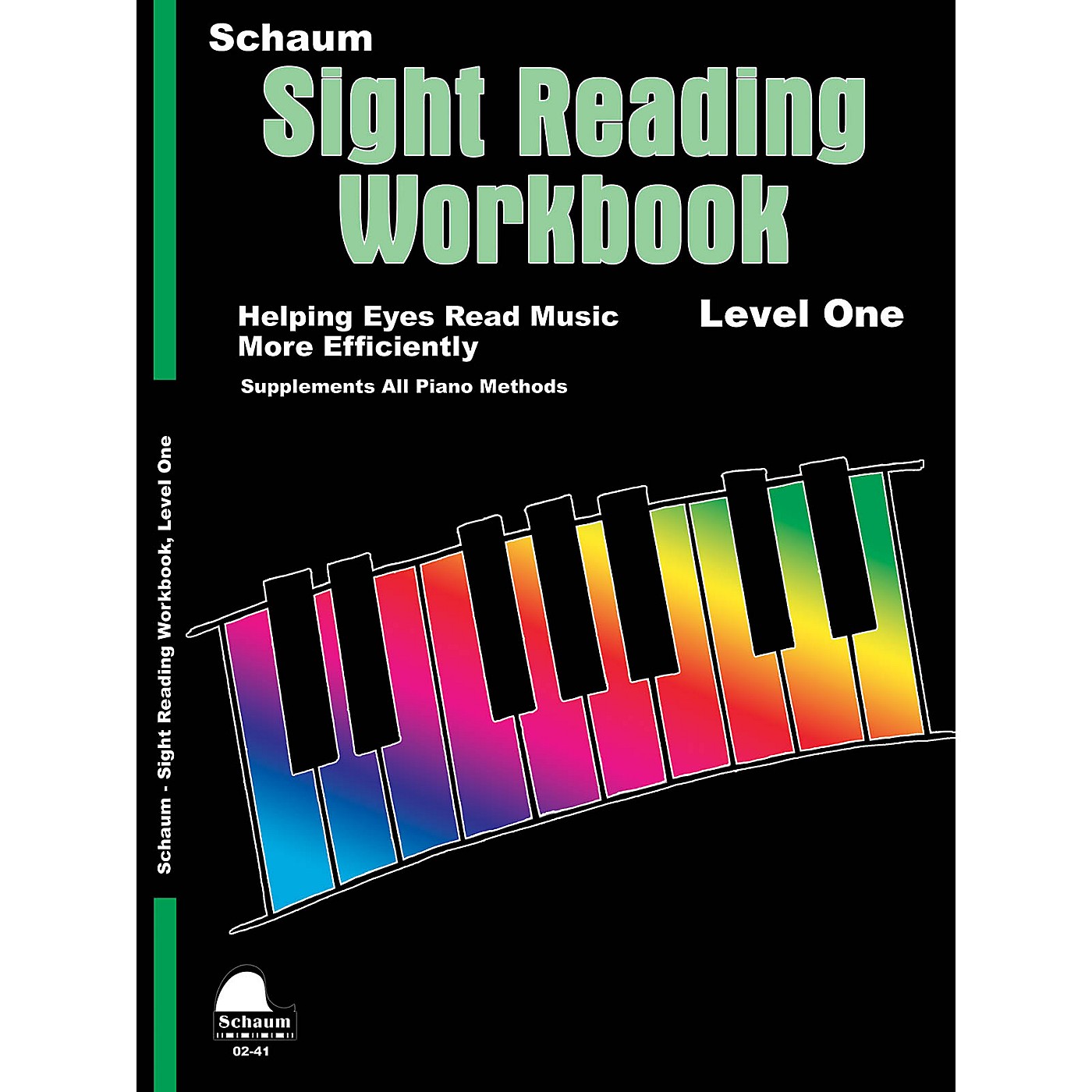 Schaum Schaum Sight Reading Workbook (Level 1) Educational Piano Book thumbnail