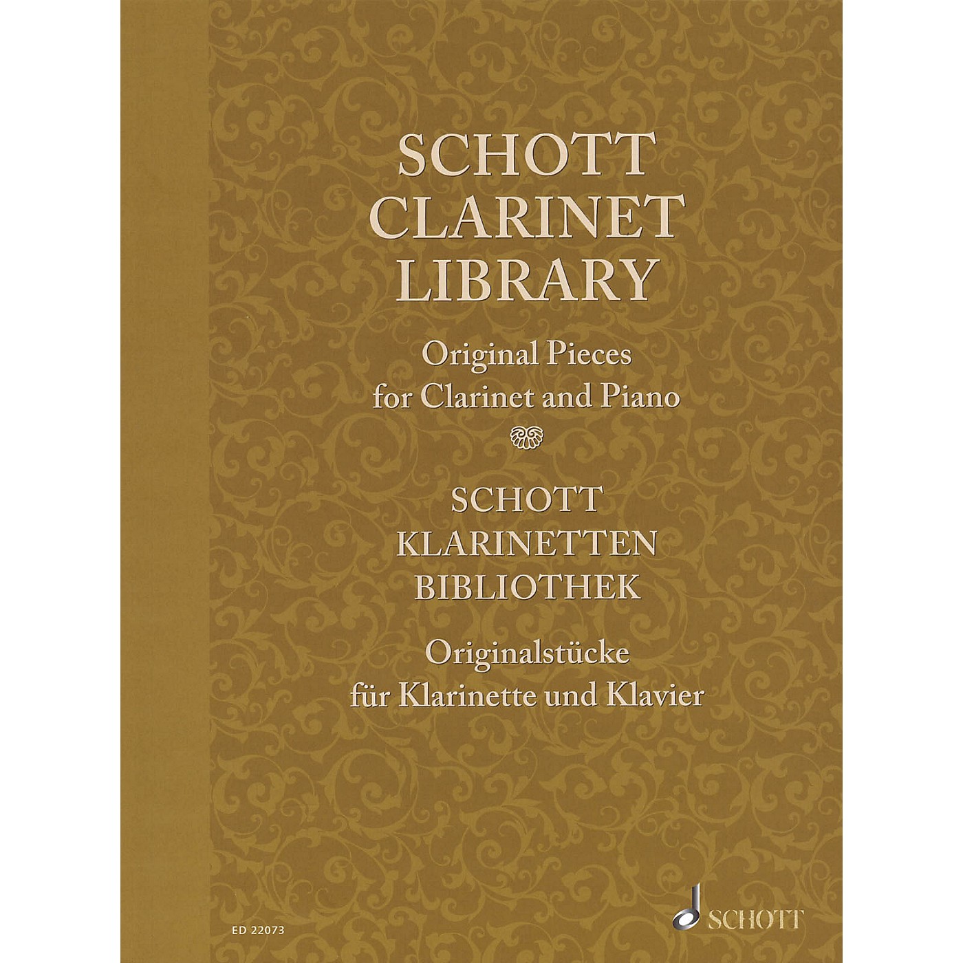 Schott Schott Clarinet Library (Original Pieces for Clarinet and Piano) Woodwind Solo Series Softcover thumbnail
