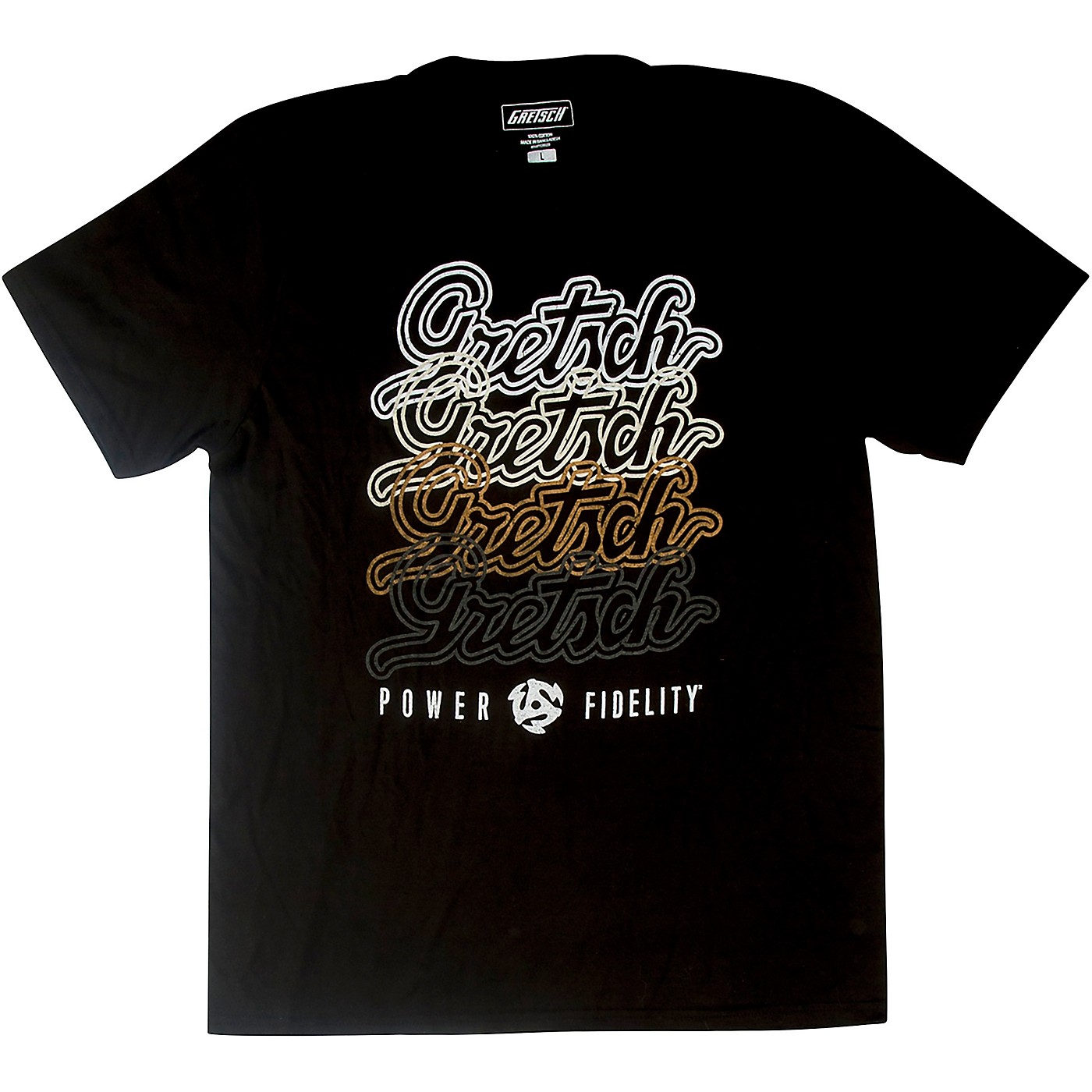 Gretsch Script Logo T-Shirt - Black thumbnail