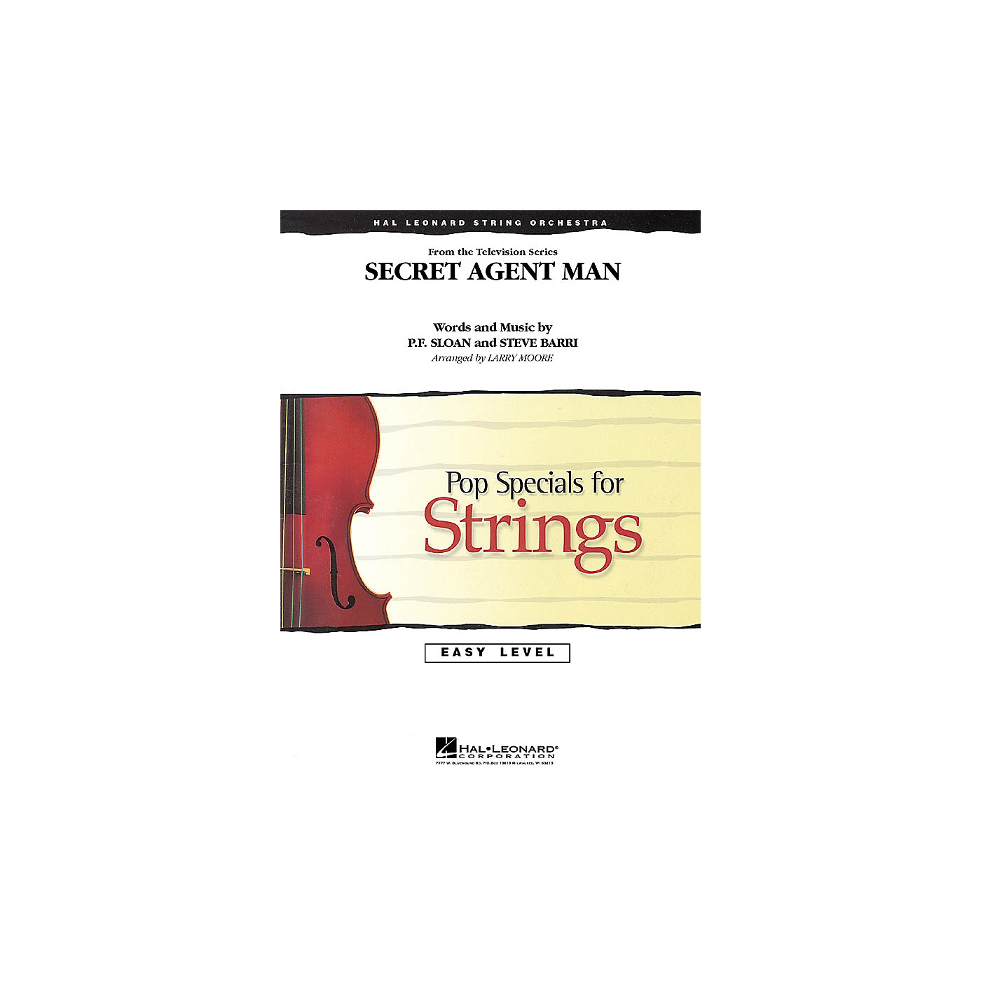Hal Leonard Secret Agent Man Easy Pop Specials For Strings Series Softcover Arranged by Larry Moore thumbnail