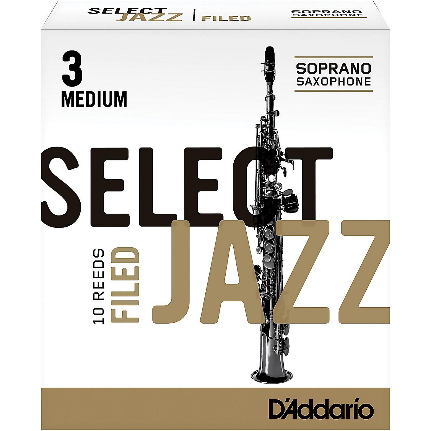 D'Addario Woodwinds Select Jazz Filed Soprano Saxophone Reeds thumbnail