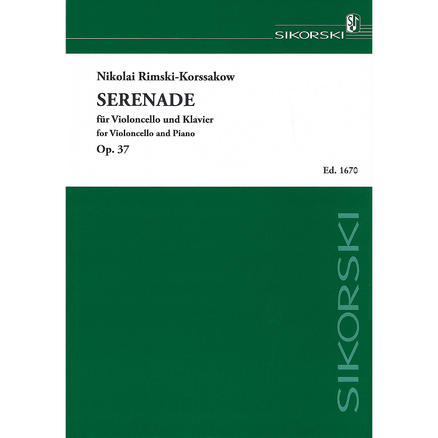 Sikorski Serenade, Op. 37 (Violoncello and Piano) String Series thumbnail