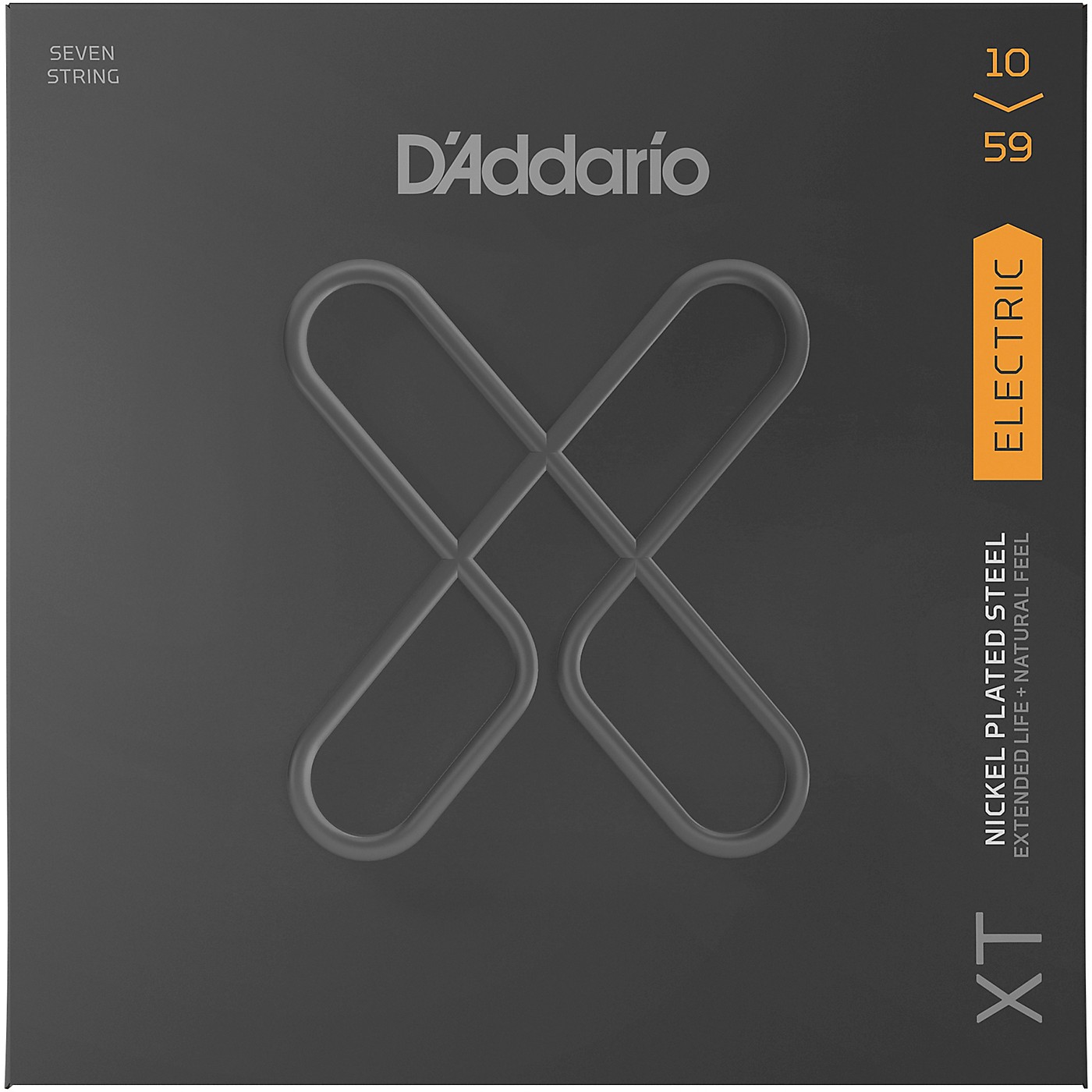 D'Addario Set Electric Guitar XT Nickel 10-59, 7-String Regular Light thumbnail
