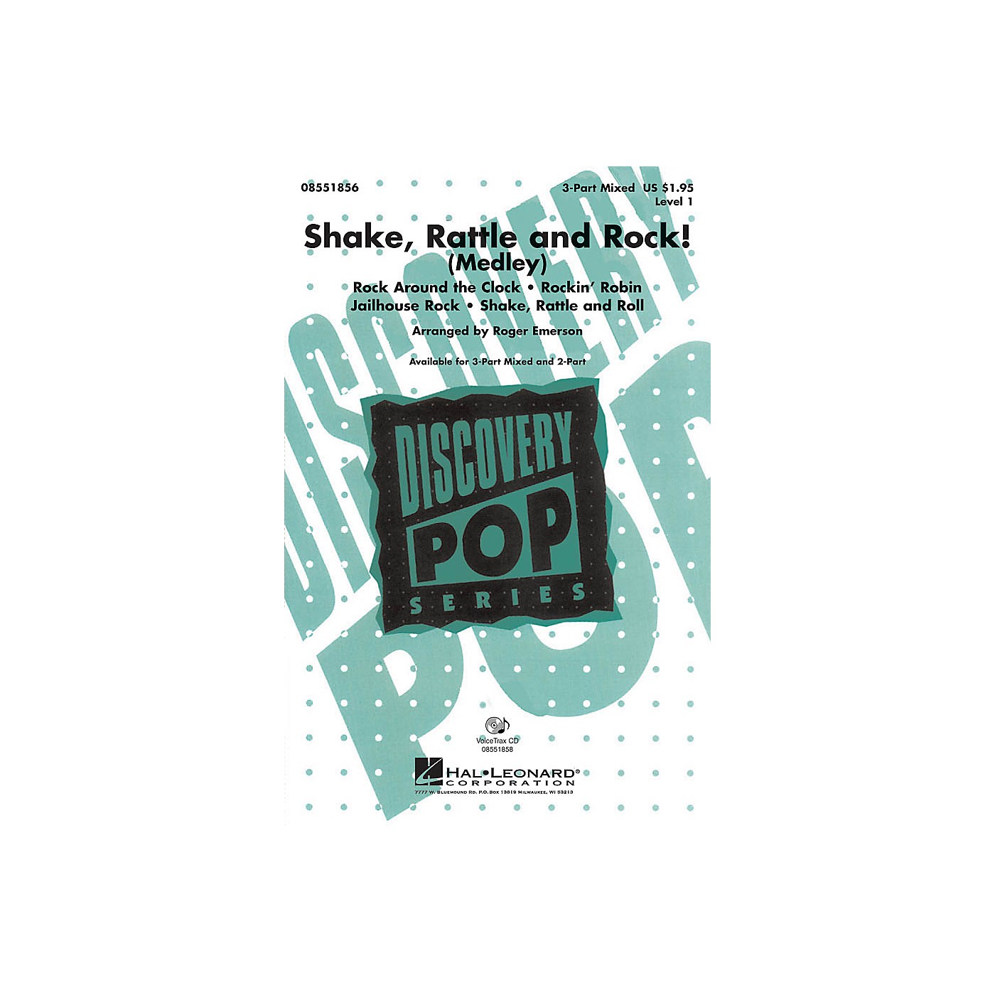 Hal Leonard Shake, Rattle and Rock! (Medley) 3-Part Mixed arranged by Roger Emerson thumbnail