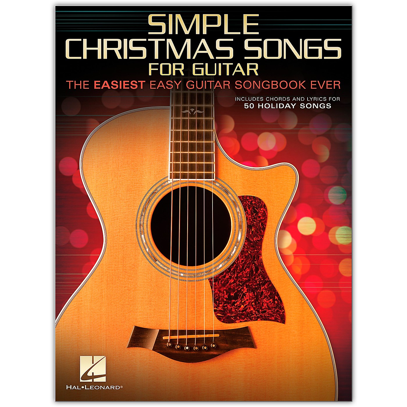 Hal Leonard Simple Christmas Songs - The Easiest Easy Guitar Songbook Ever thumbnail