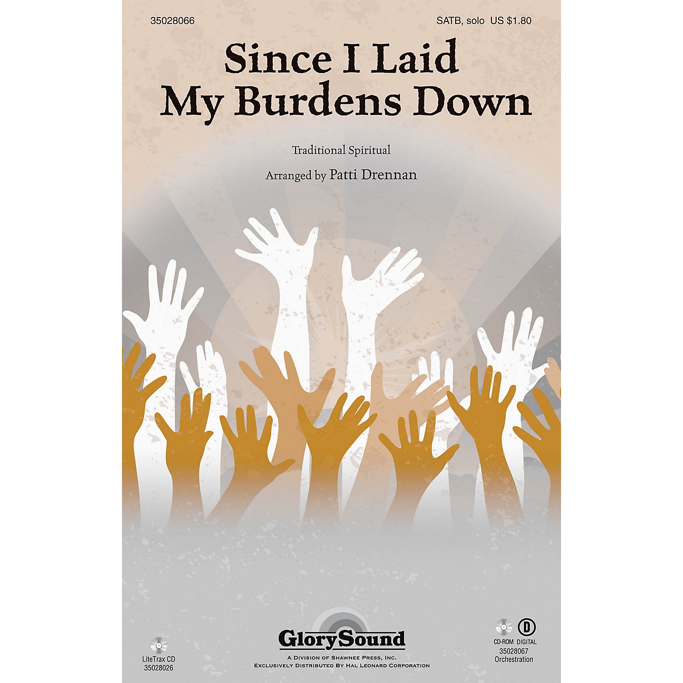 Shawnee Press Since I Laid My Burdens Down SATB Chorus and Solo arranged by Patti Drennan thumbnail