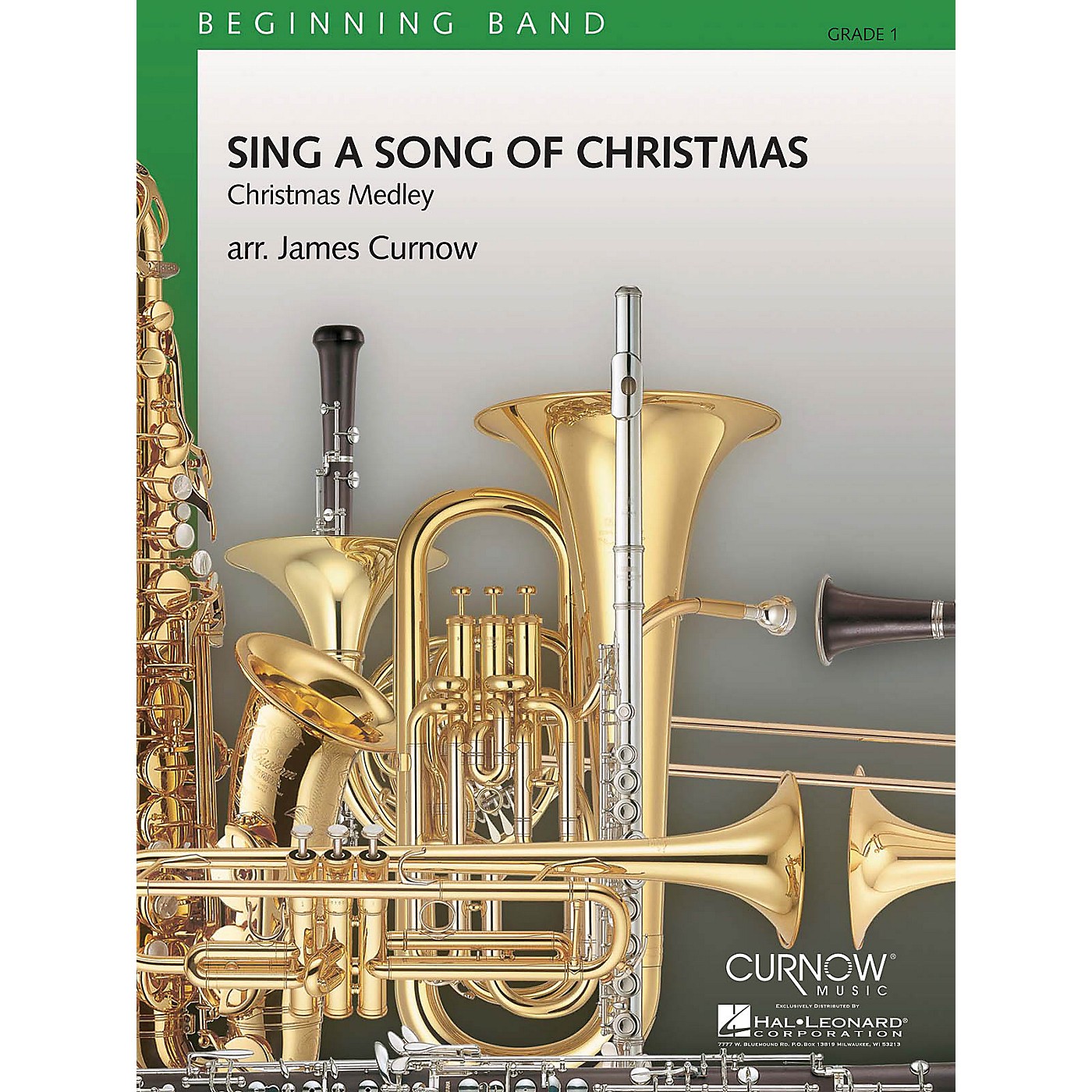 Curnow Music Sing a Song of Christmas (Grade 1 - Score and Parts) Concert Band Level 1 Arranged by James Curnow thumbnail