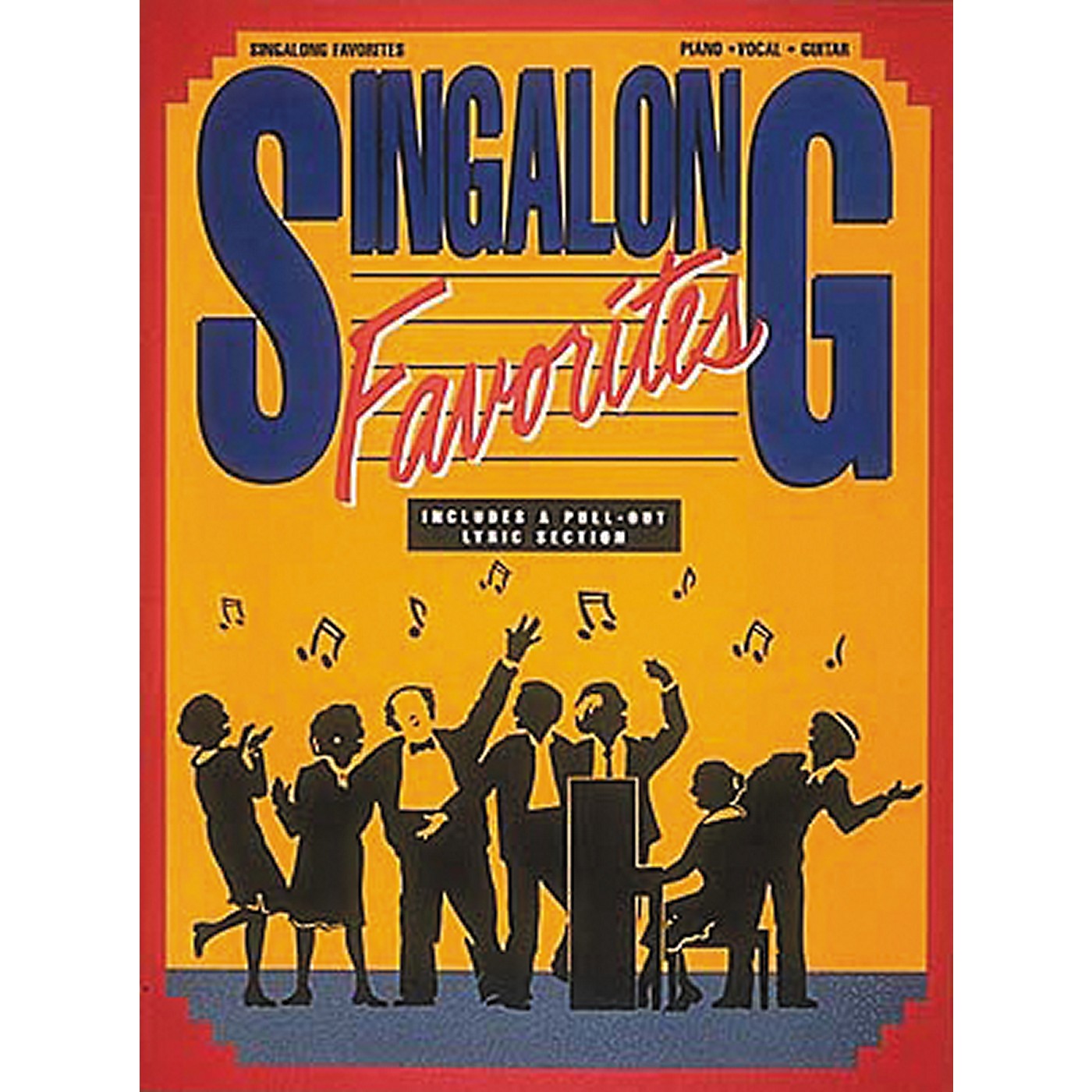 Hal Leonard Singalong Favorites Piano, Vocal, Guitar Songbook thumbnail
