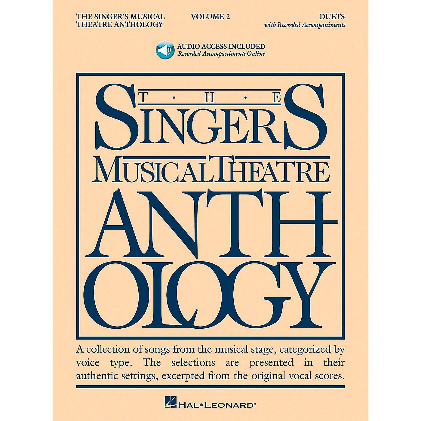 Hal Leonard Singer's Musical Theatre Anthology Duets Volume 2 Book/2CD's thumbnail