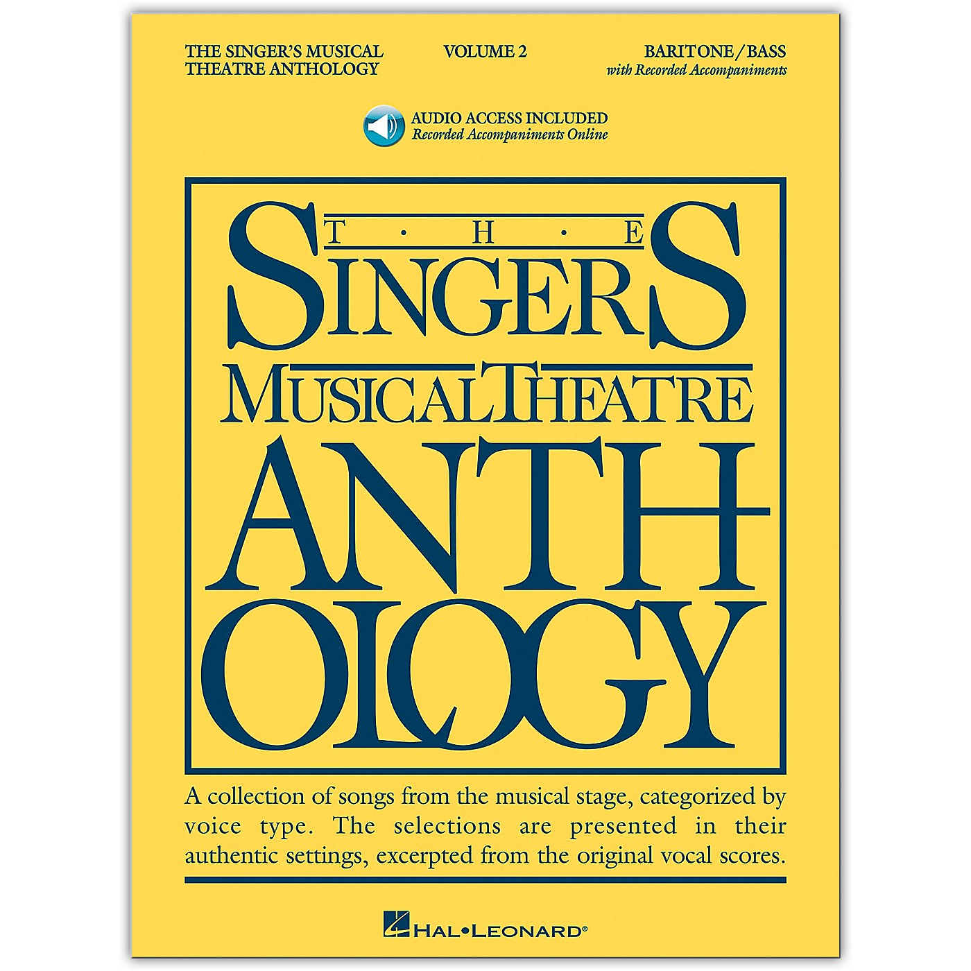 Hal Leonard Singer's Musical Theatre Anthology for Baritone / Bass Volume 2 Book/Online Audio thumbnail