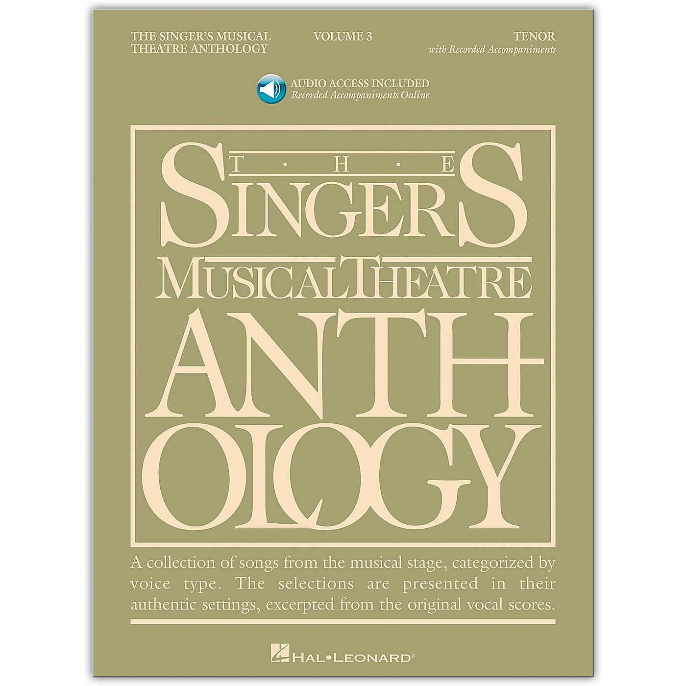 Hal Leonard Singer's Musical Theatre Anthology for Tenor Voice Volume 3 Book/Online Audio thumbnail