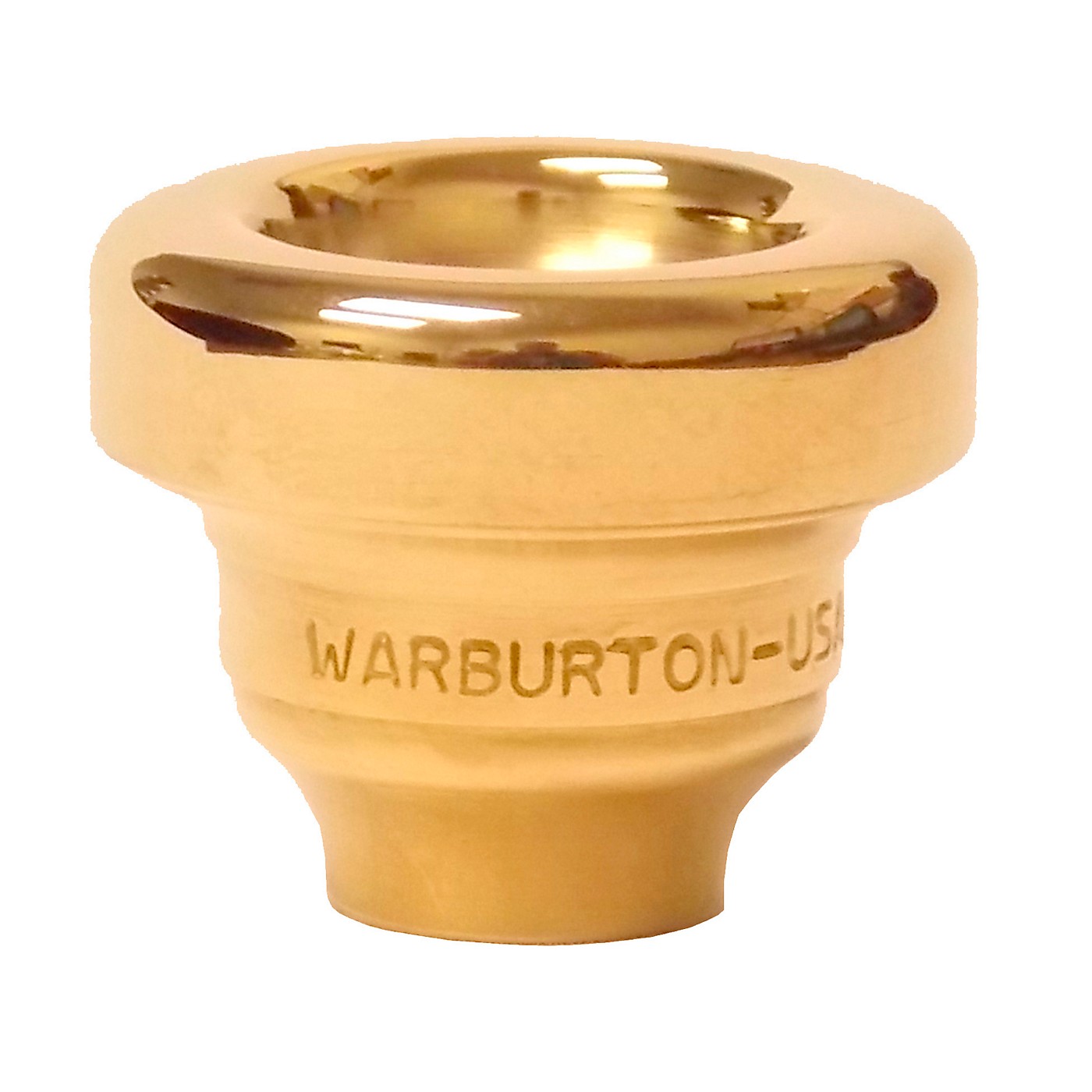 Warburton Size 4 Series Trumpet and Cornet Mouthpiece Top in Gold thumbnail