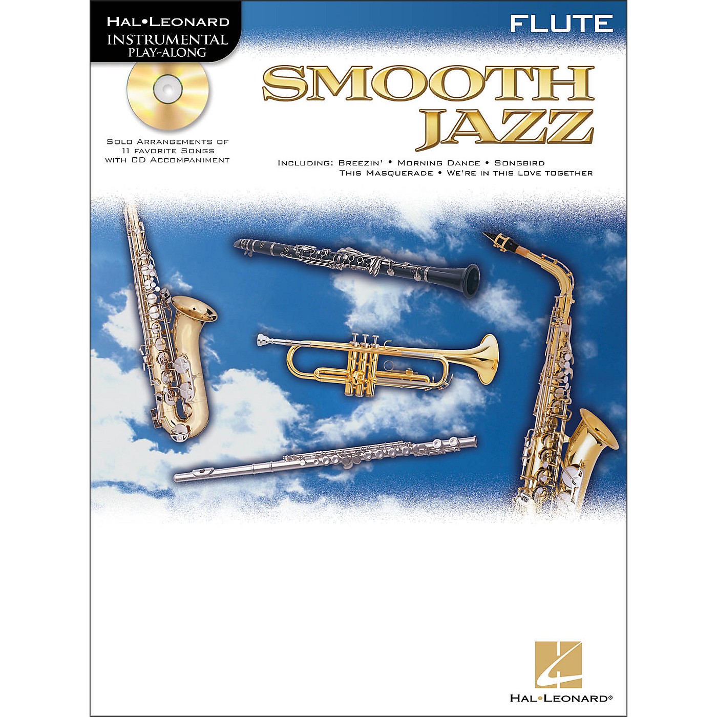 Hal Leonard Smooth Jazz for Flute Book/CD Woodwind & Brasswind