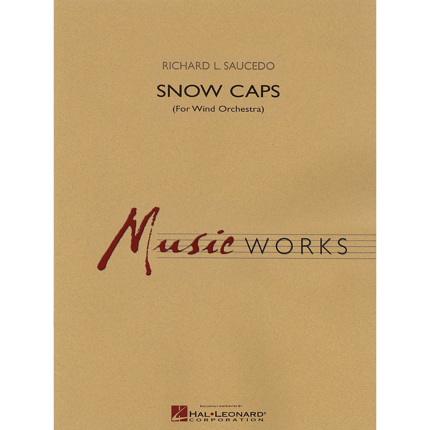 Hal Leonard Snow Caps Concert Band Level 5 Composed by Richard L. Saucedo thumbnail