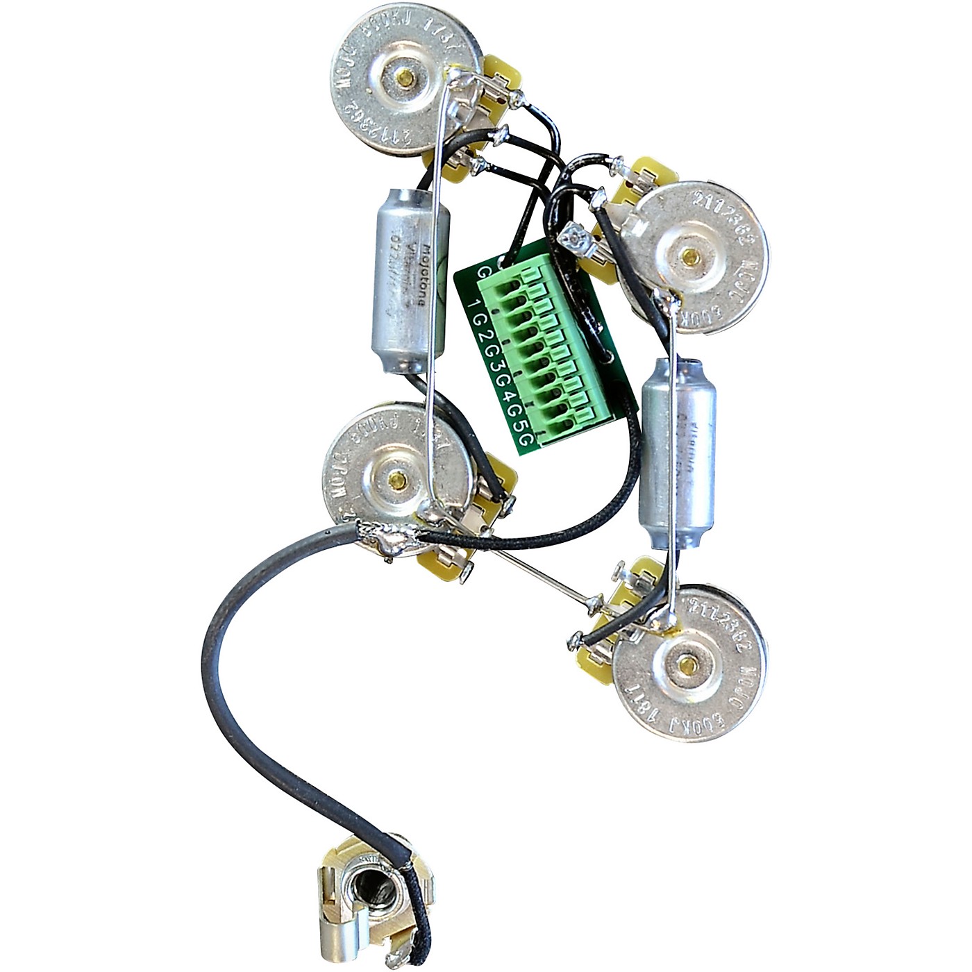 Mojotone "Solderless Les Paul Guitar Wiring Harness (Short Shaft
