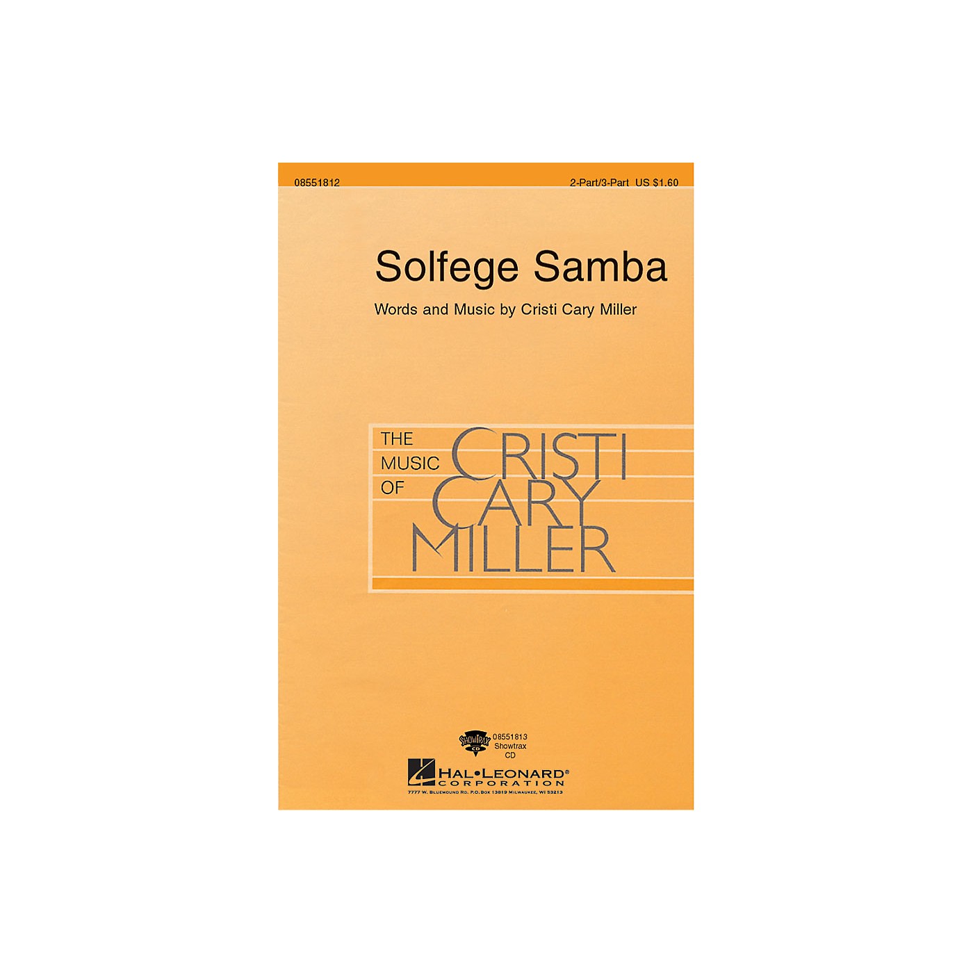 Hal Leonard Solfege Samba ShowTrax CD Composed by Cristi Cary Miller thumbnail