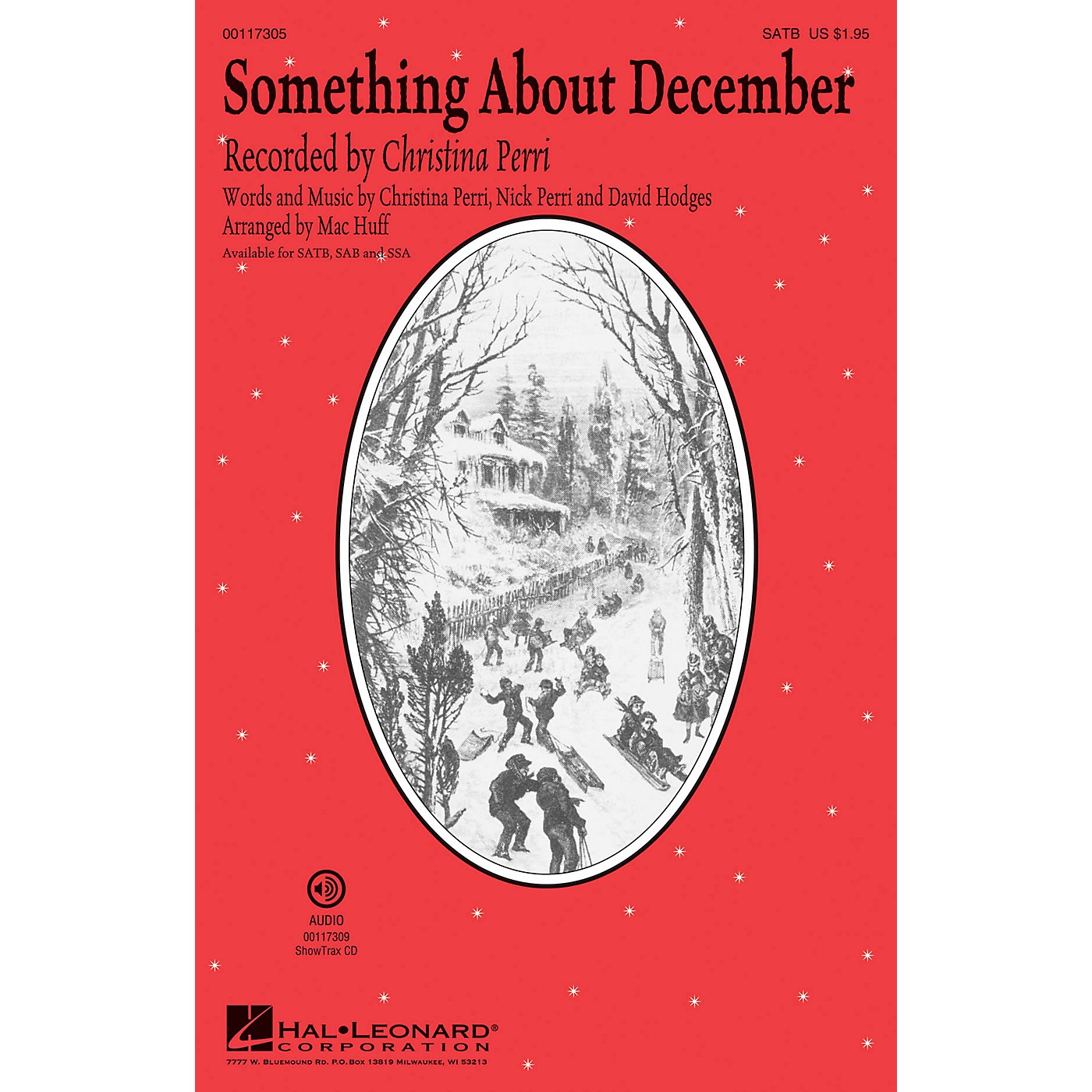 Hal Leonard Something About December SAB by Christina Perri Arranged by Mac Huff thumbnail