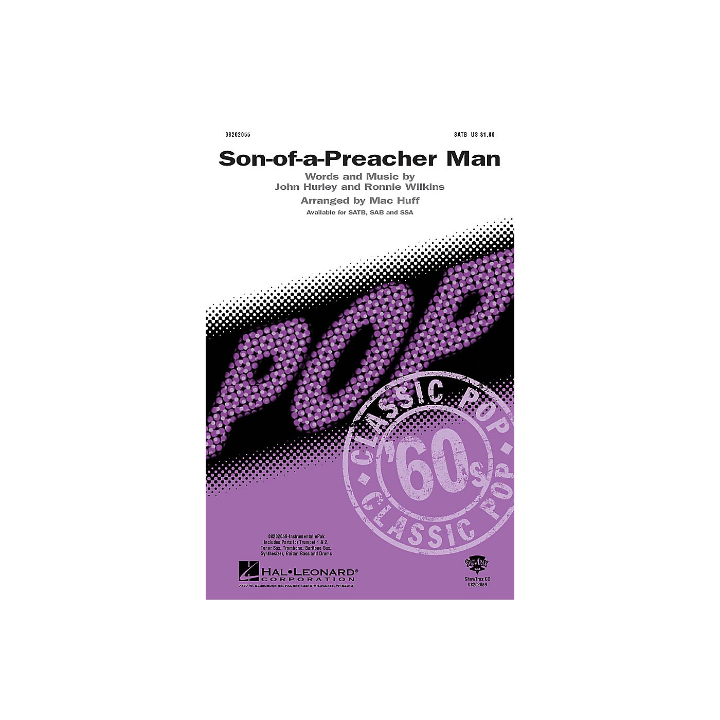 Hal Leonard Son-of-a-Preacher Man SATB arranged by Mac Huff thumbnail