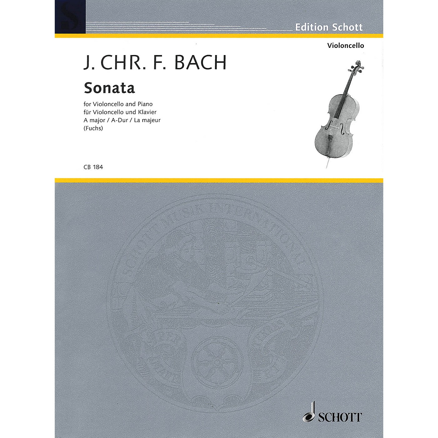 Schott Sonata for Cello and Piano in A Major String Series thumbnail