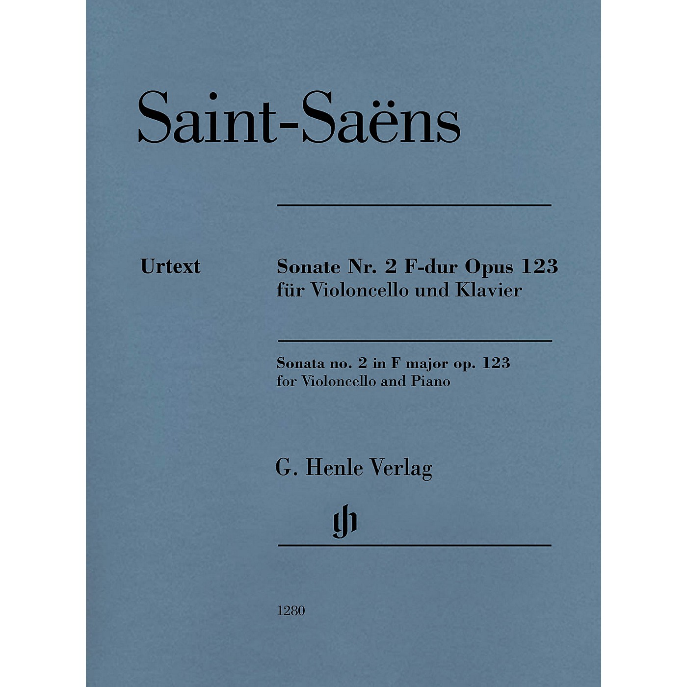 G. Henle Verlag Sonata for Violoncello and Piano No. 2 in F Major, Op. 123 Henle Music Folios Series Softcover thumbnail