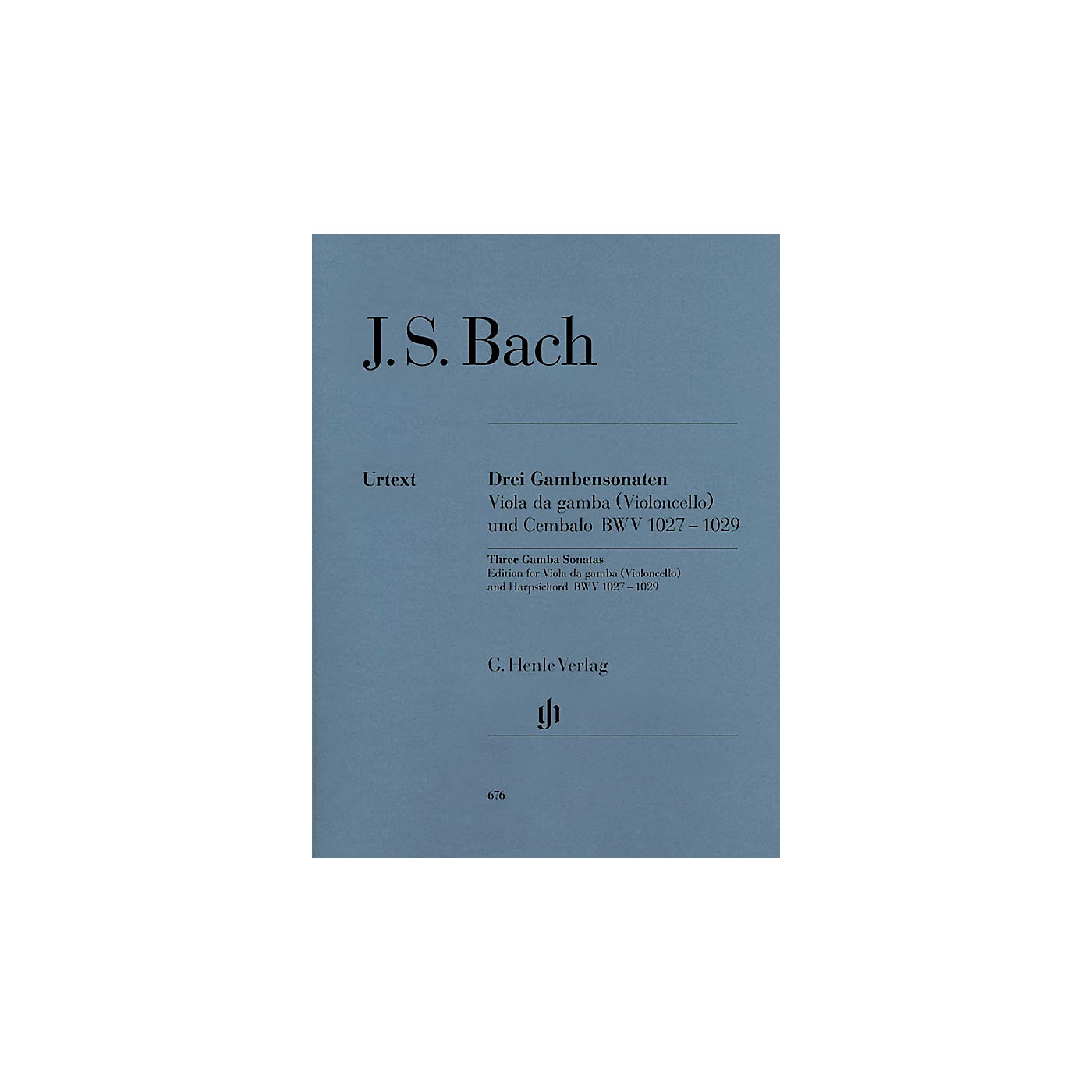 G. Henle Verlag Sonatas for Viola da Gamba and Harpsichord BWV 1027-1029 (for Violoncello and Harpsichord) Henle Music thumbnail