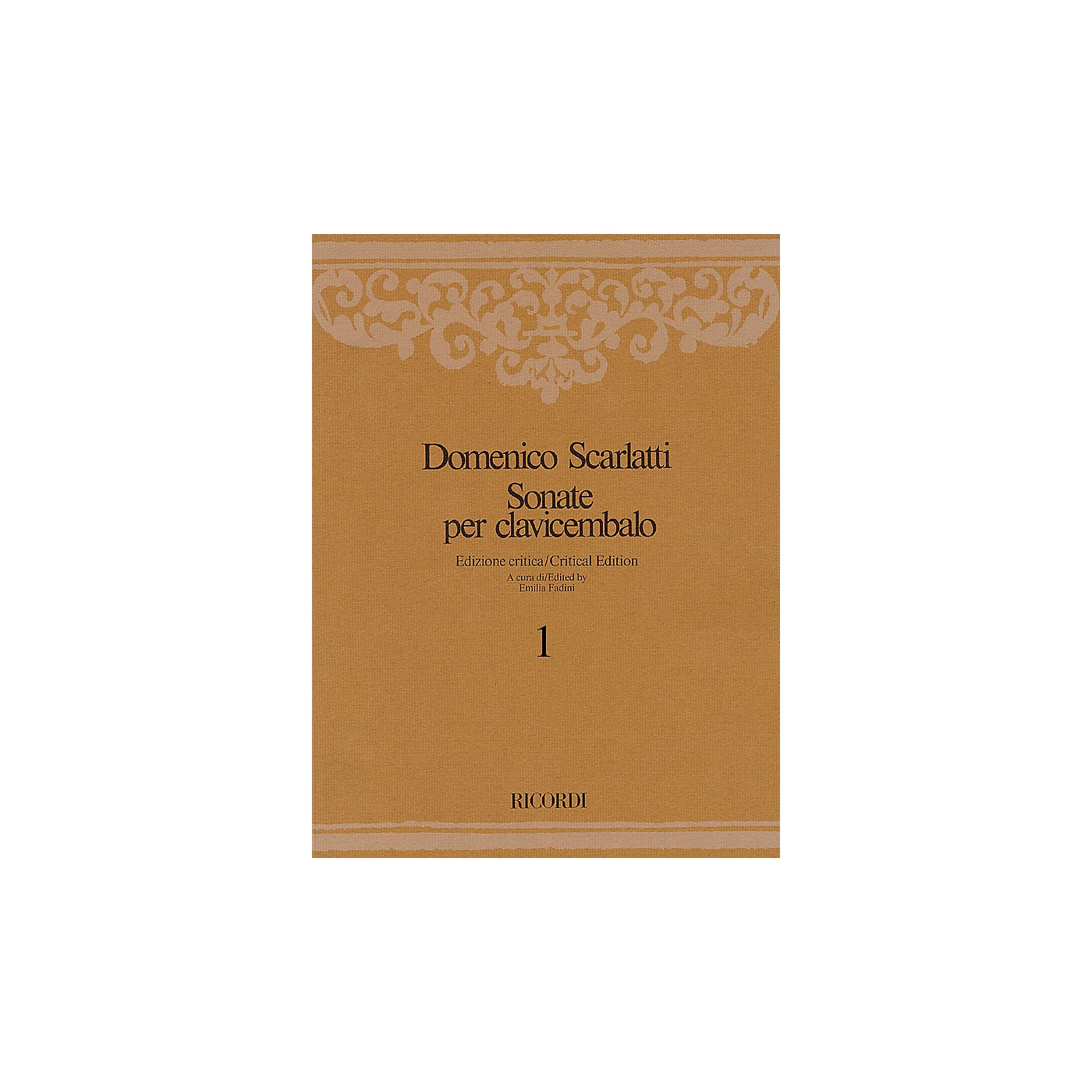 Ricordi Sonate per Clavicembalo Volume 3 Critical Edition Piano Collection by Scarlatti Edited by Emilia Fadini thumbnail