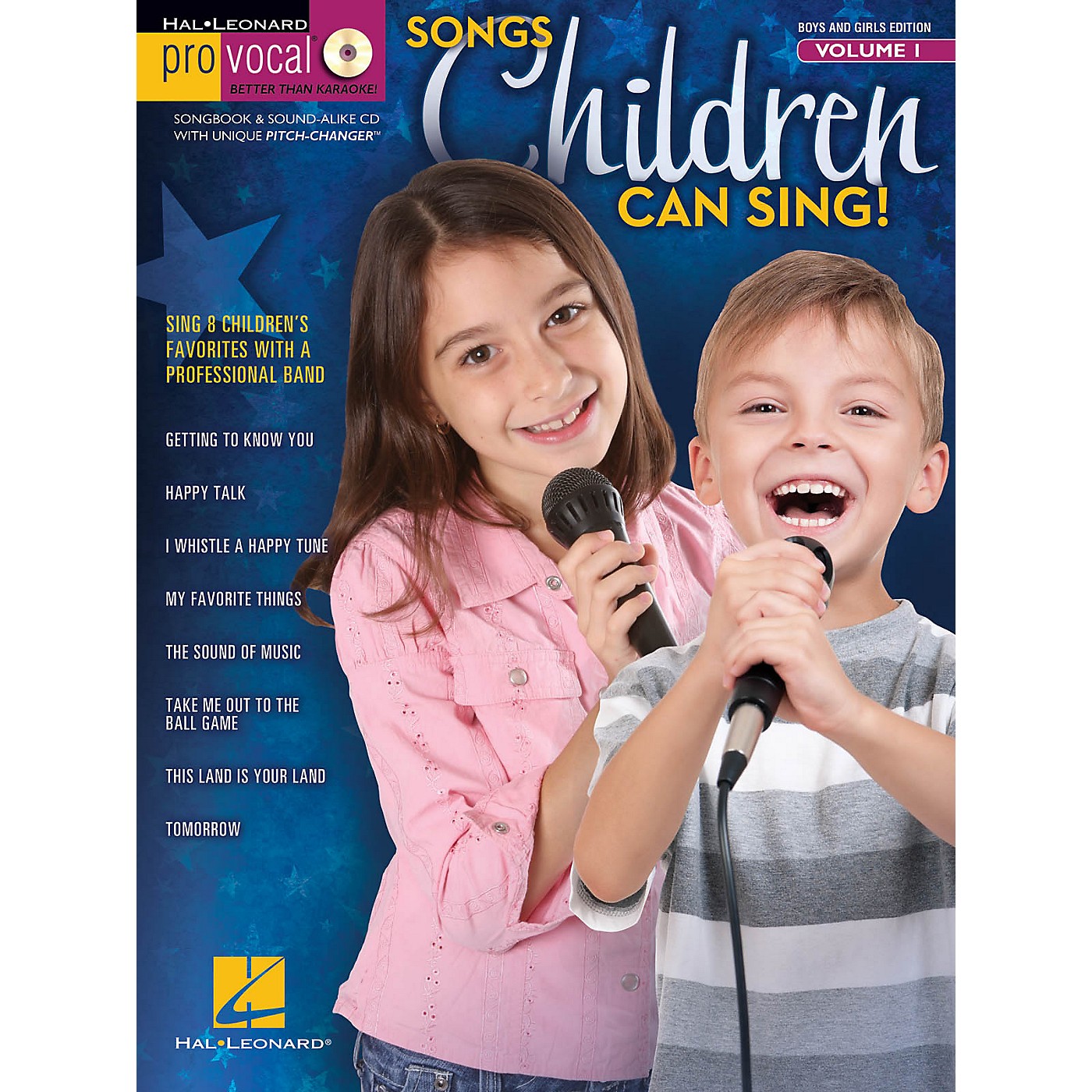 Hal Leonard Songs Children Can Sing! - Pro Vocal For Kids Vol. 1 (For Boys And Girls) Book/CD thumbnail