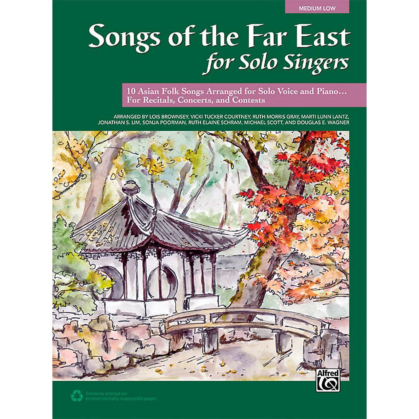 Alfred Songs of the Far East for Solo Singers Book Medium Low thumbnail