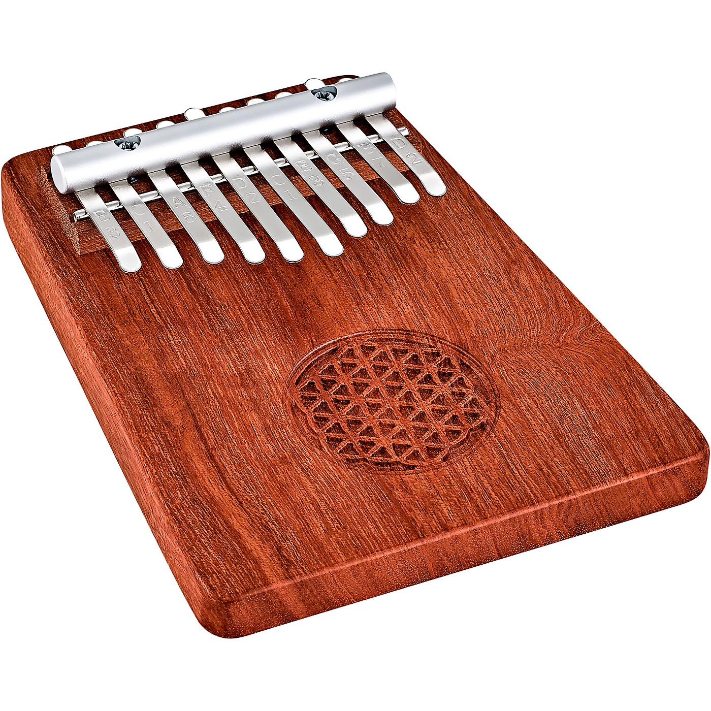 MEINL Sonic Energy 10 Note Kalimba with Flower of Life Relief thumbnail
