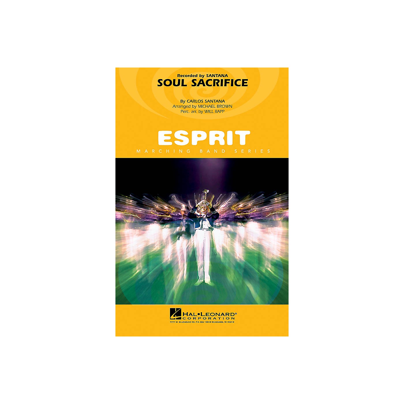 Hal Leonard Soul Sacrifice Marching Band Level 3 by Santana Arranged by Michael Brown thumbnail