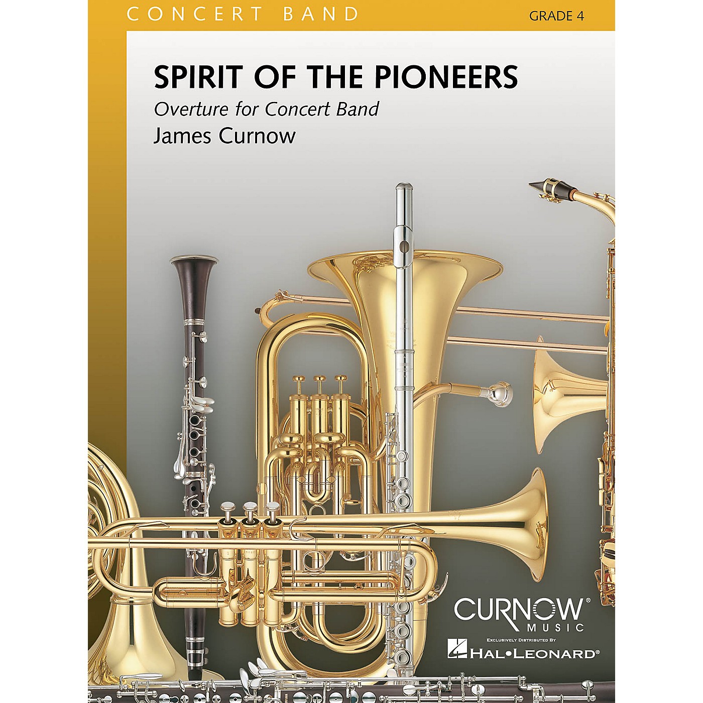 Curnow Music Spirit of the Pioneers (Grade 4 - Score Only) Concert Band Level 4 Composed by James Curnow thumbnail