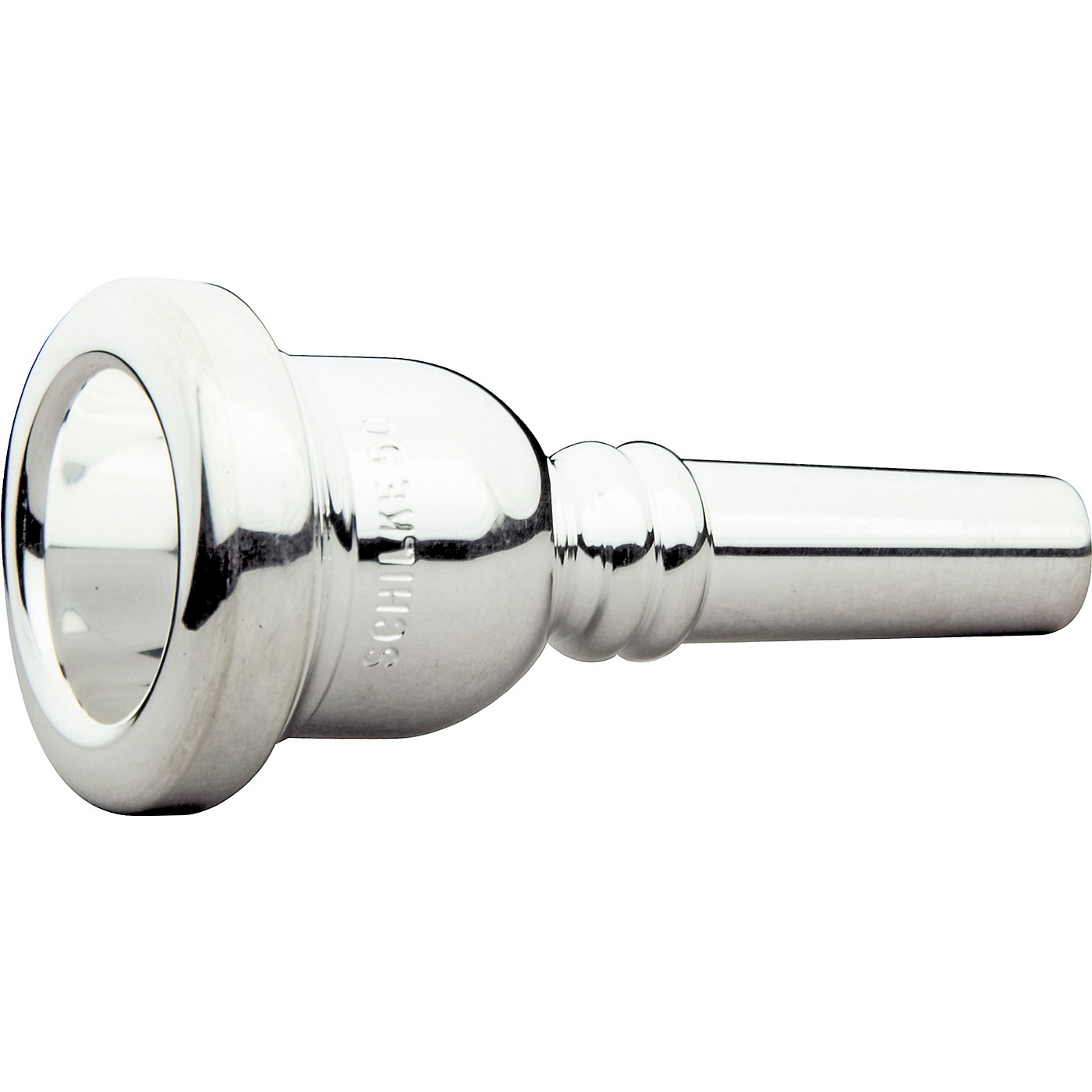 Schilke Standard Large Shank Trombone Mouthpiece in Silver 50